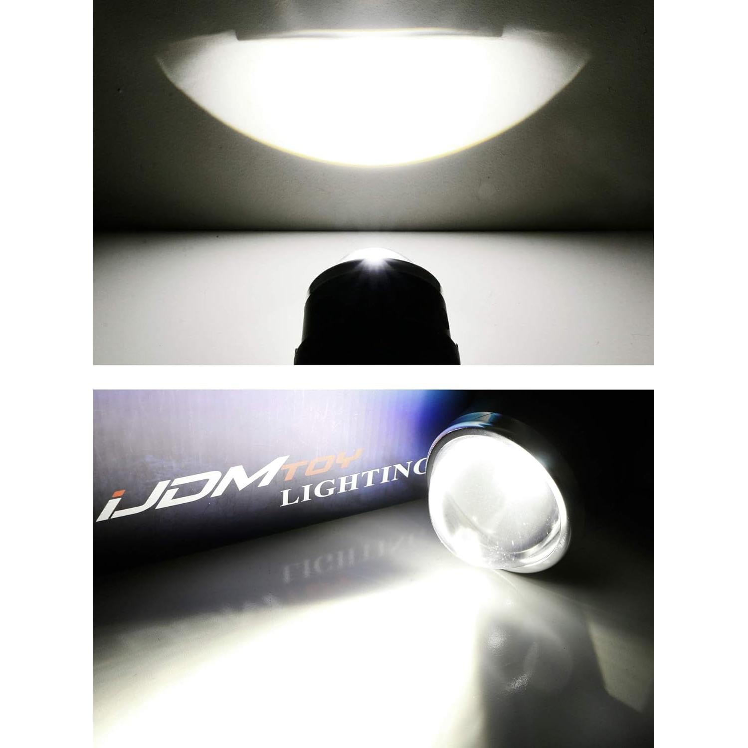Kit de Luz Antiniebla LED iJDMTOY 10W 3.5" Blanco Compatible
