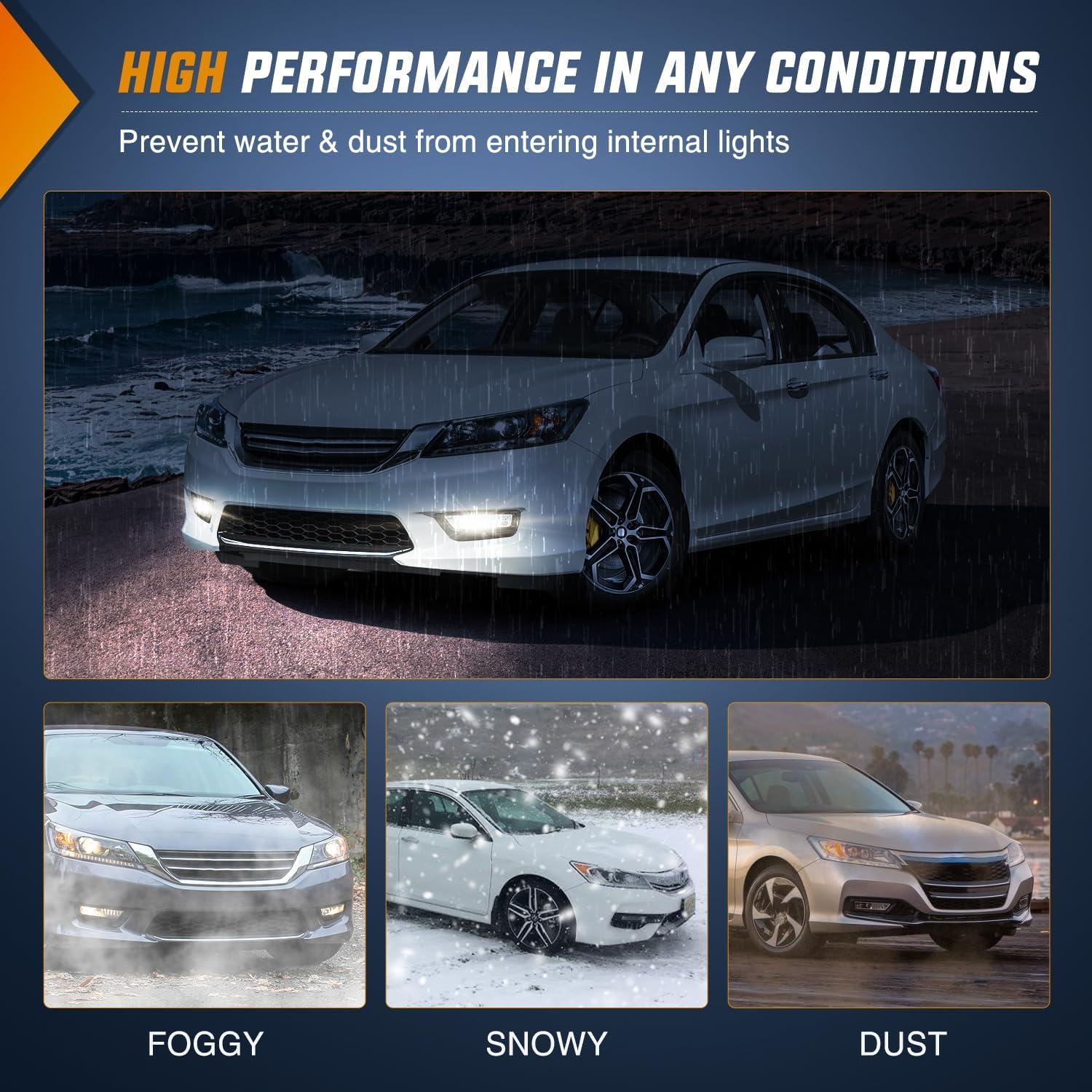 Luces Antiniebla Nilight H8 12V 25W para Honda Accord 2013-2015