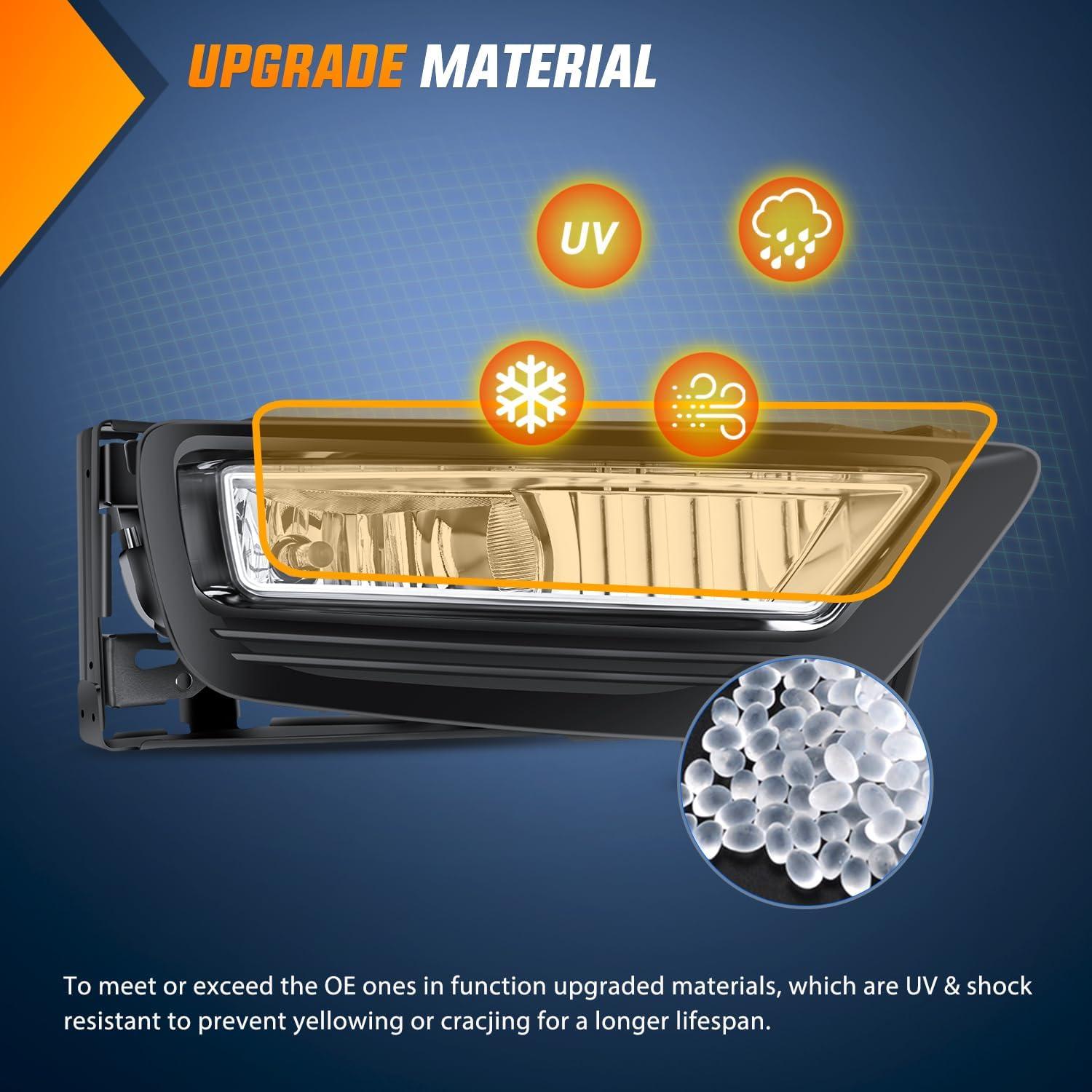 Luces Antiniebla Nilight H8 12V 25W para Honda Accord 2013-2015