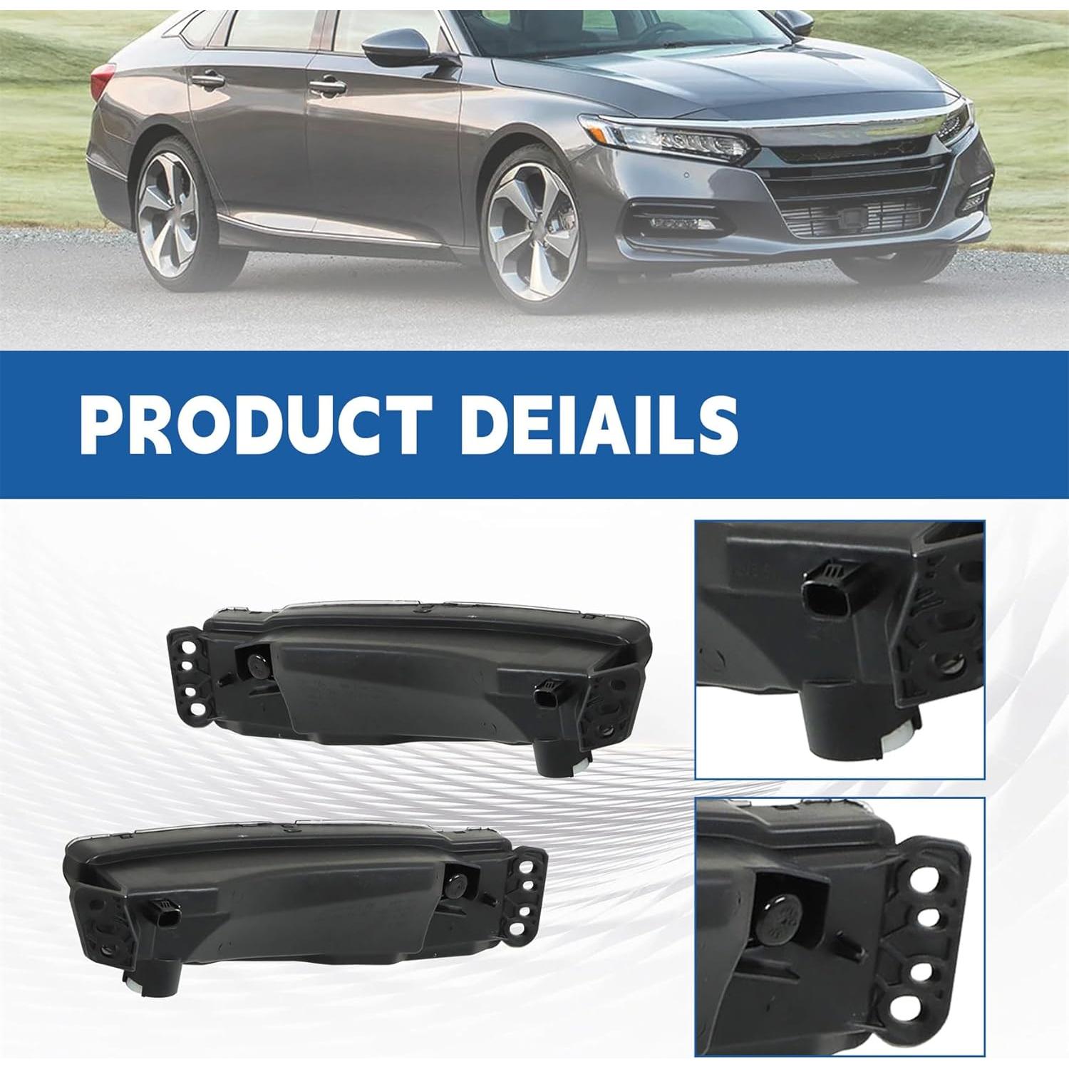 Luces Antiniebla Delanteras Silscvtt para Honda Accord 2018-2019