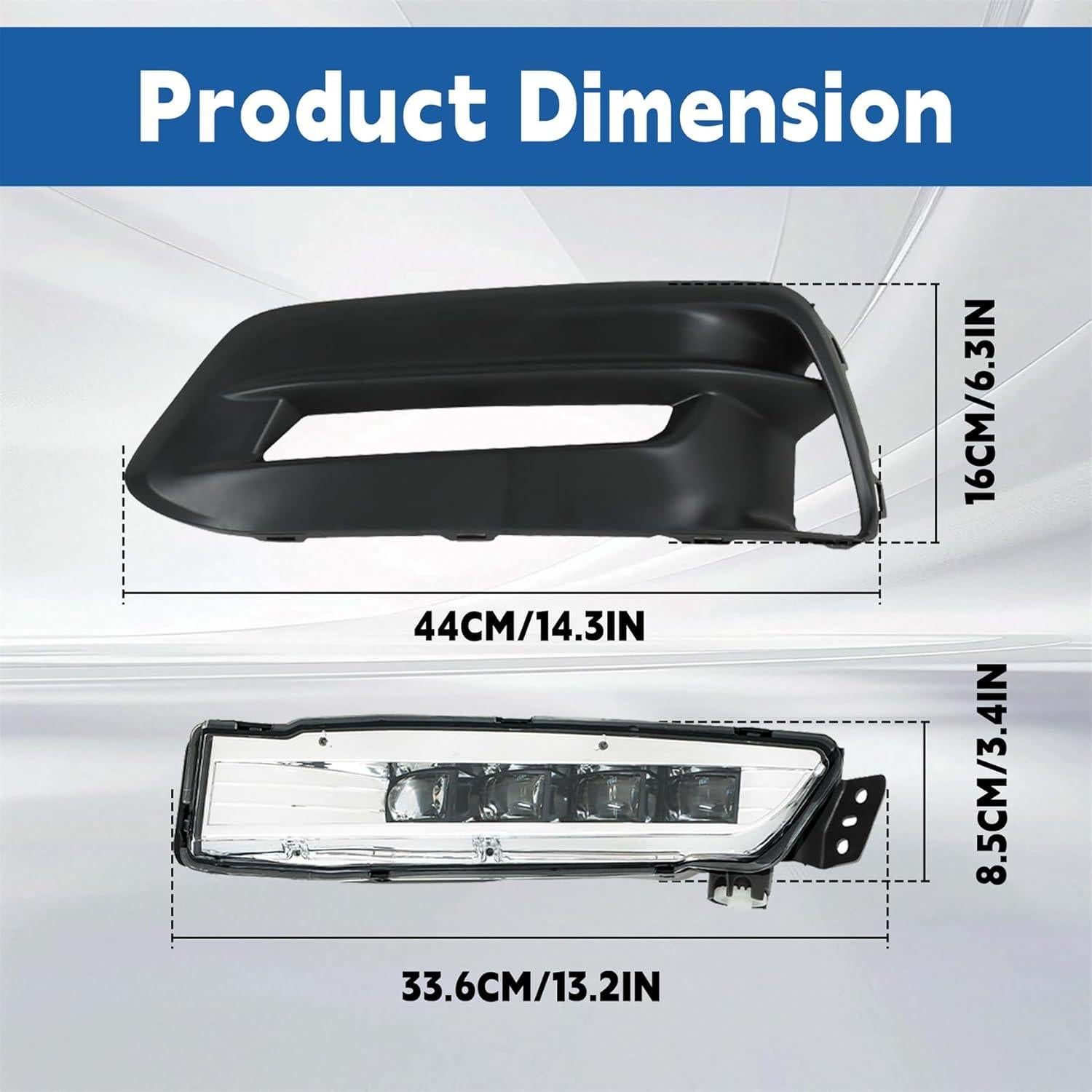Luces Antiniebla Delanteras Silscvtt para Honda Accord 2018-2019