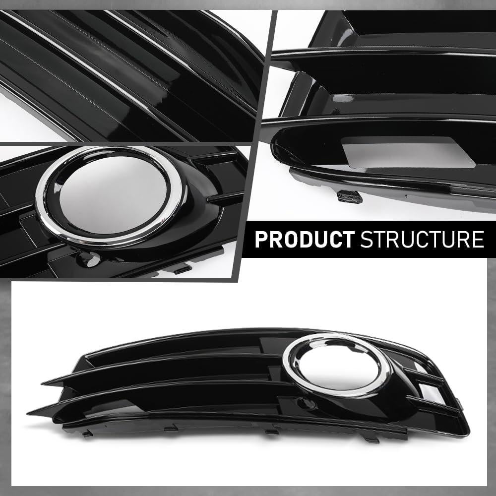 Cubierta de Rejilla Luz Antiniebla LQI Audi A3 8P S-Line 2009-2012