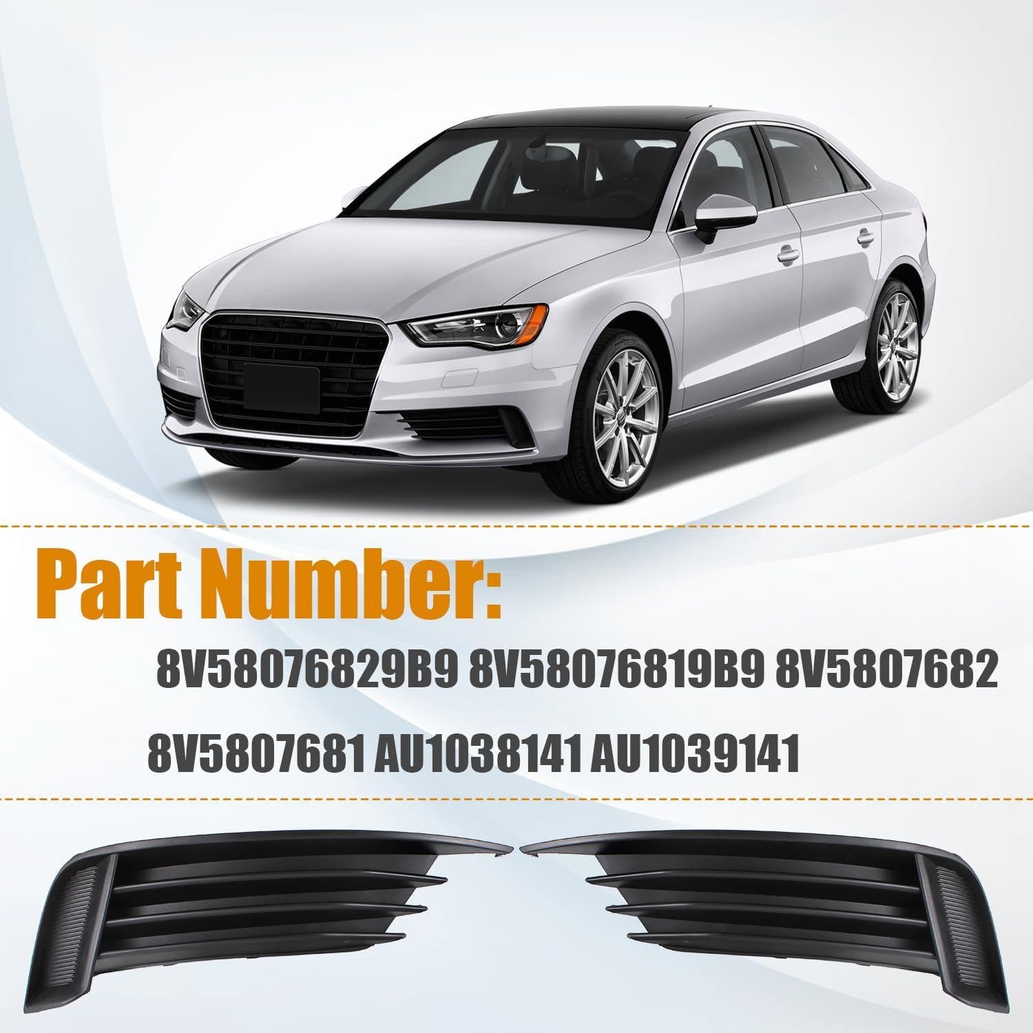 Rejillas de Parachoques Cool Star para Audi A3 S3 2013-2017