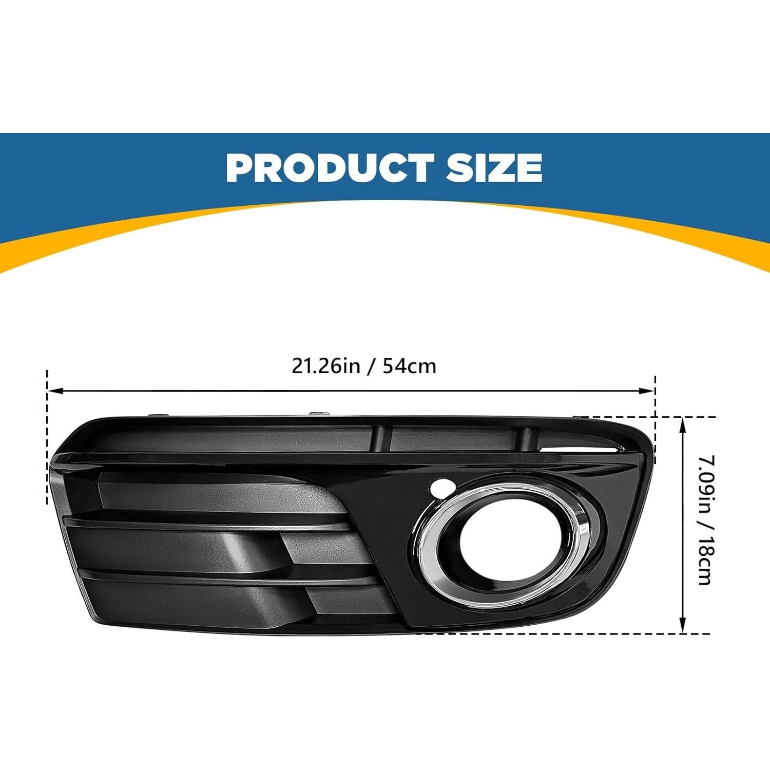 Cubiertas de Faros Antiniebla TOPUS para Audi Q5 2013-2017