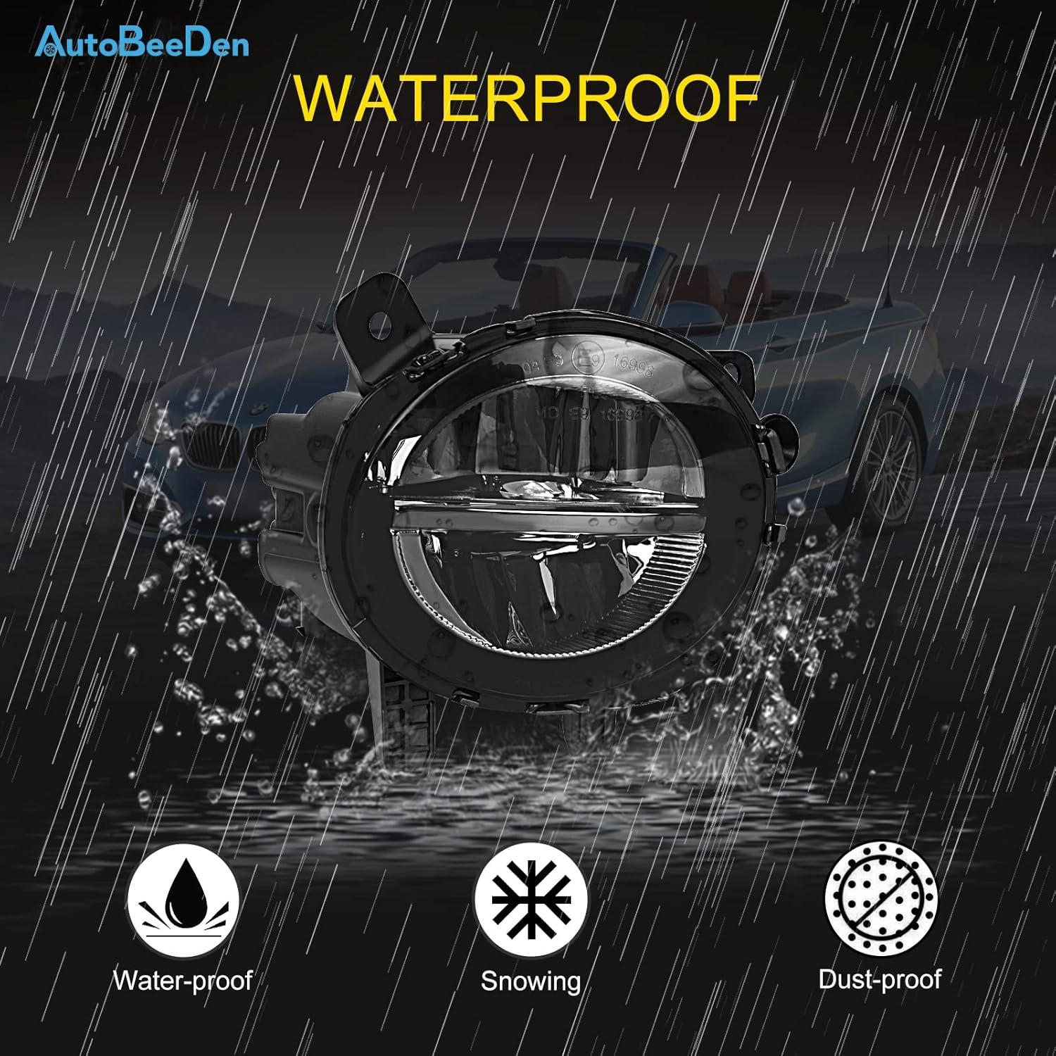 Luces Antiniebla LED AutoBeeDen para BMW Series 2 3 4 2012-2020