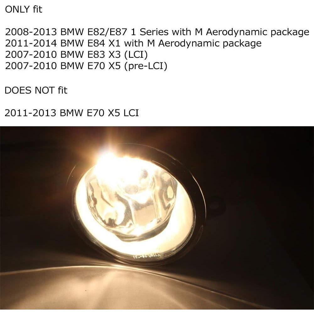 Lámparas de Niebla Halógenas H11 iJDMTOY para BMW E82 E84 E83 E70 E71