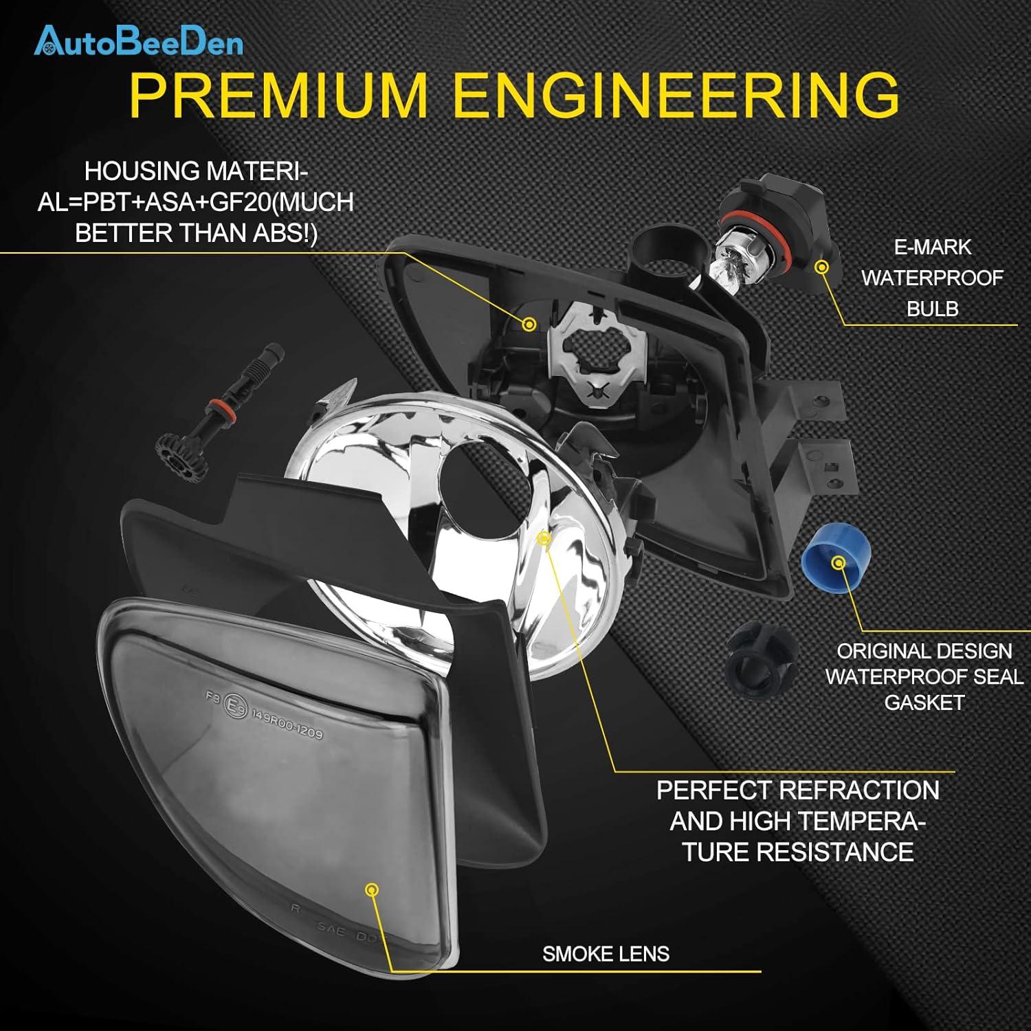 Luces Antiniebla AutoBeeDen Humo para BMW Serie 5 2011-2013