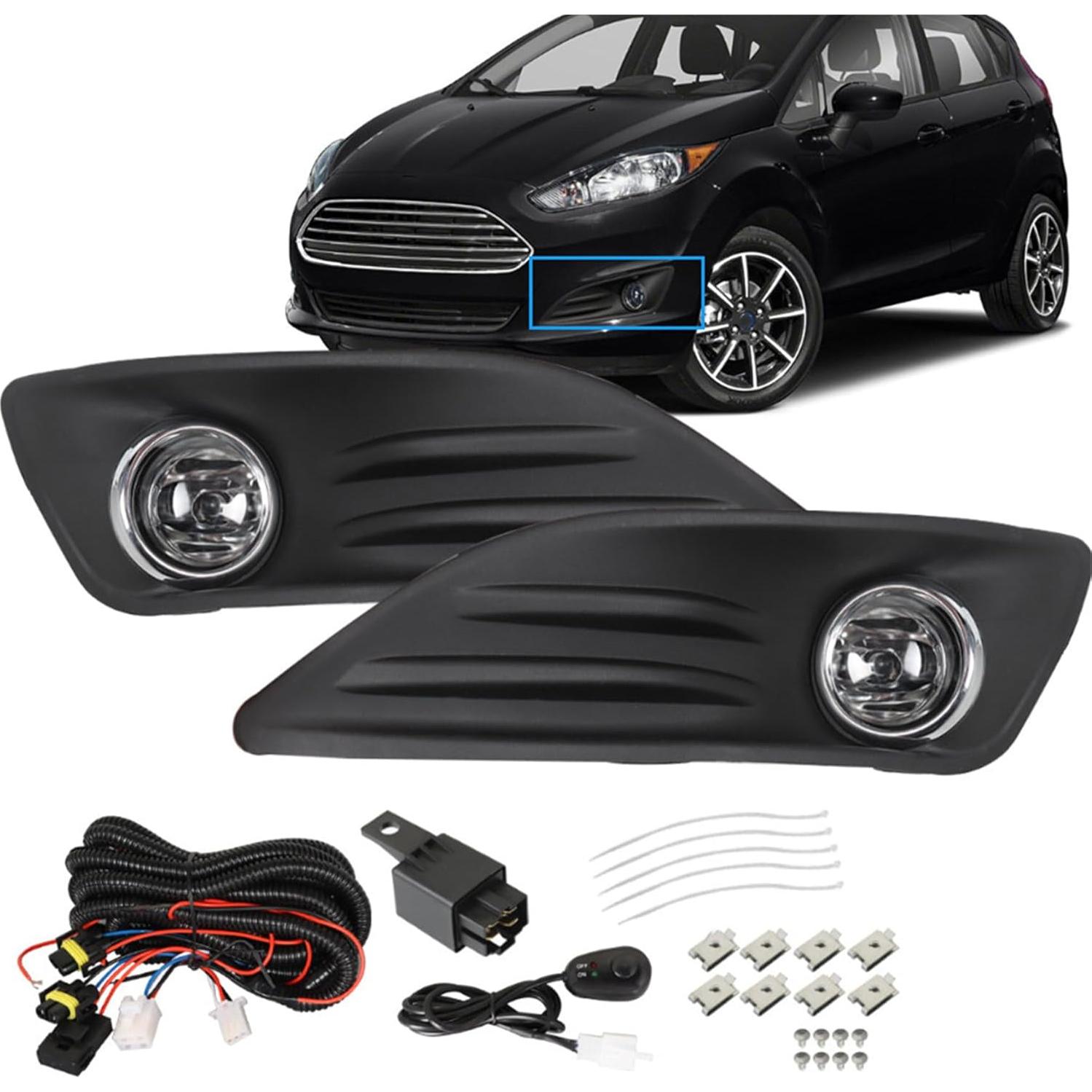Luces Antiniebla WFLNHB para Ford Fiesta 2013-2018