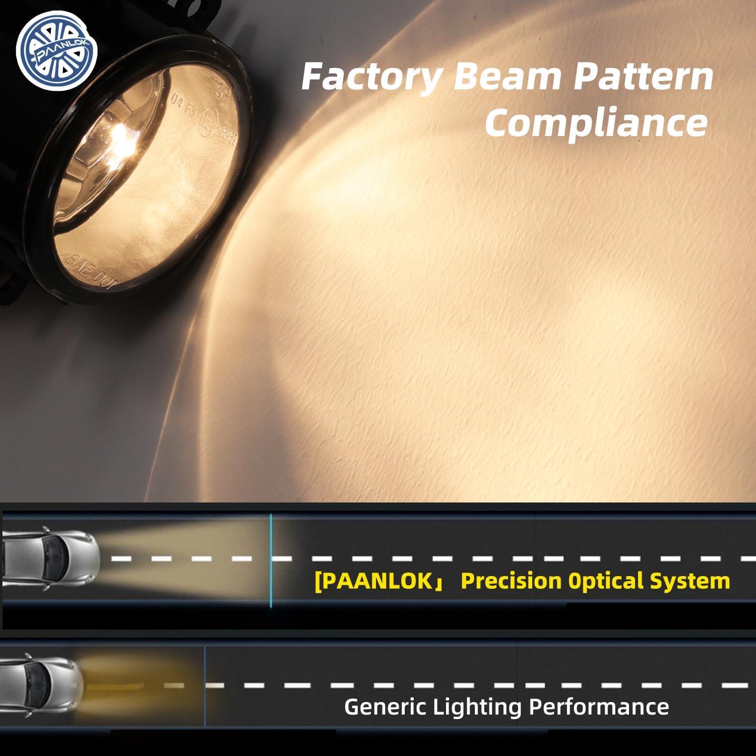 Luces Antiniebla PAANLOK para Ford, Nissan, Honda - 55W