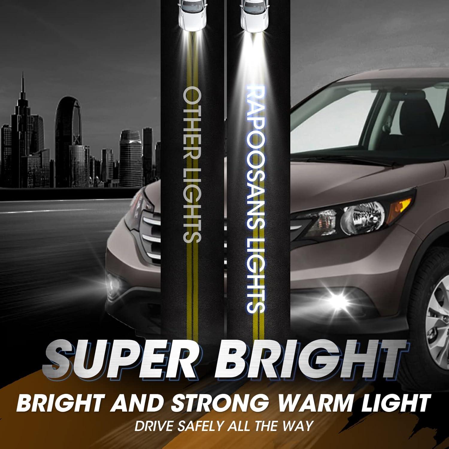 Kit de luces antiniebla LED RAPOOSANS para Xterra, Frontier, Sentra