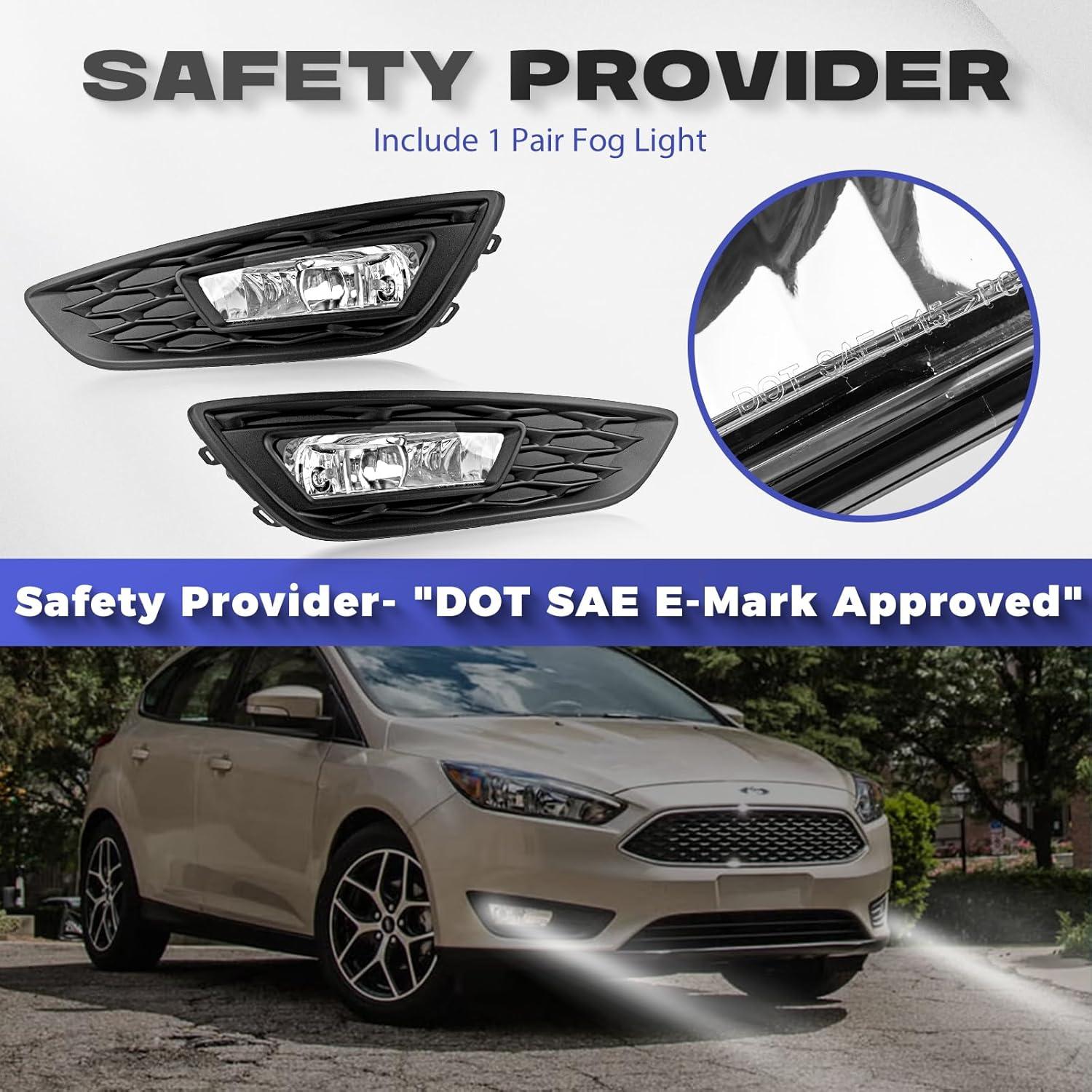 Luces de Niebla RP Poder Notable para Ford Focus 2015-2017