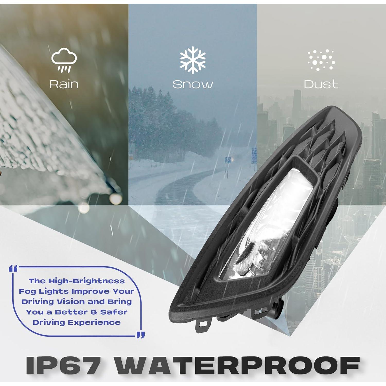 Luces de Niebla RP Poder Notable para Ford Focus 2015-2017