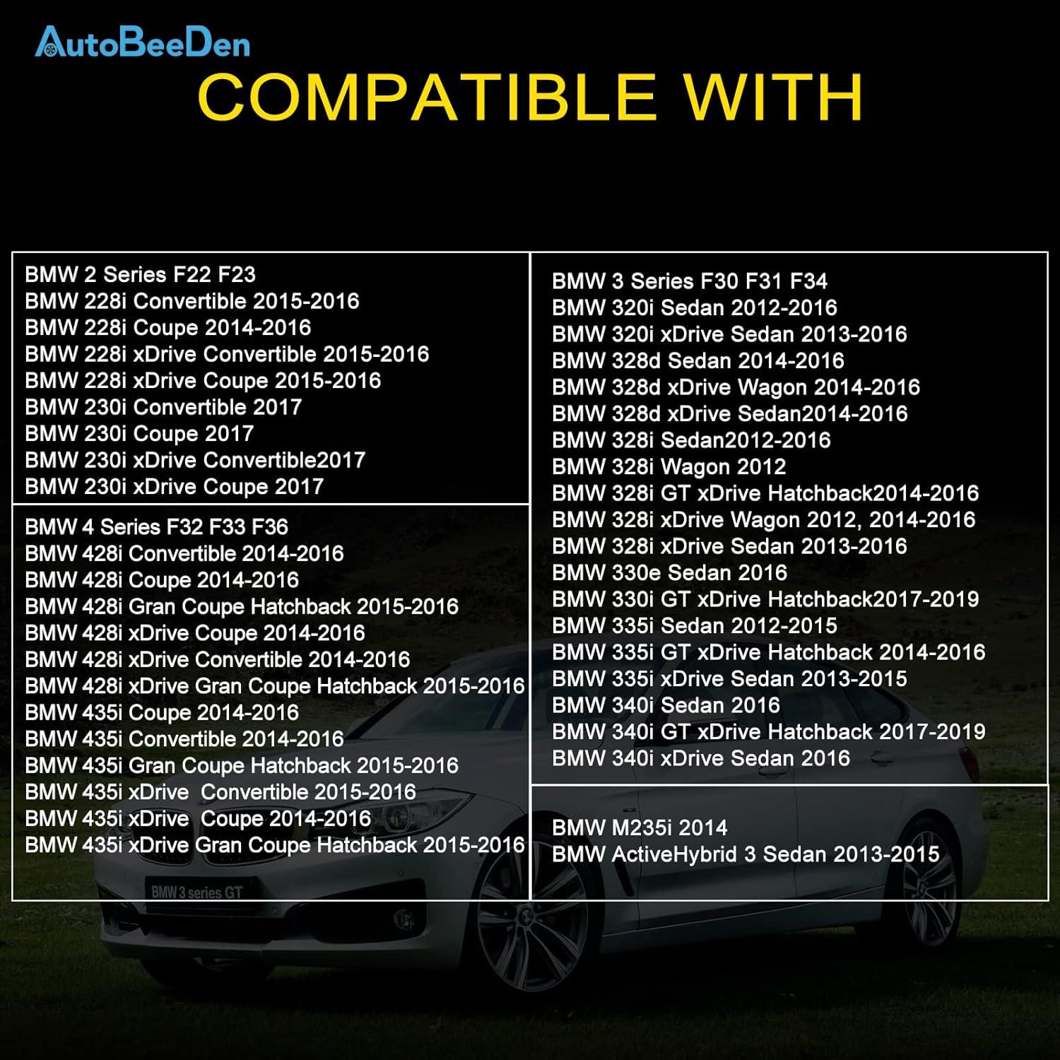 Luces de Niebla AutoBeeDen H8 Halógeno para BMW 2012-2014