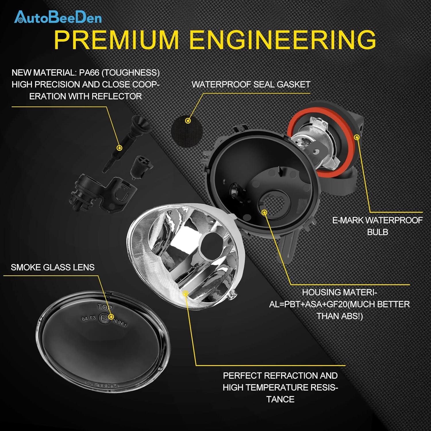 Luces de Niebla AutoBeeDen H8 Halógeno para BMW 2012-2014