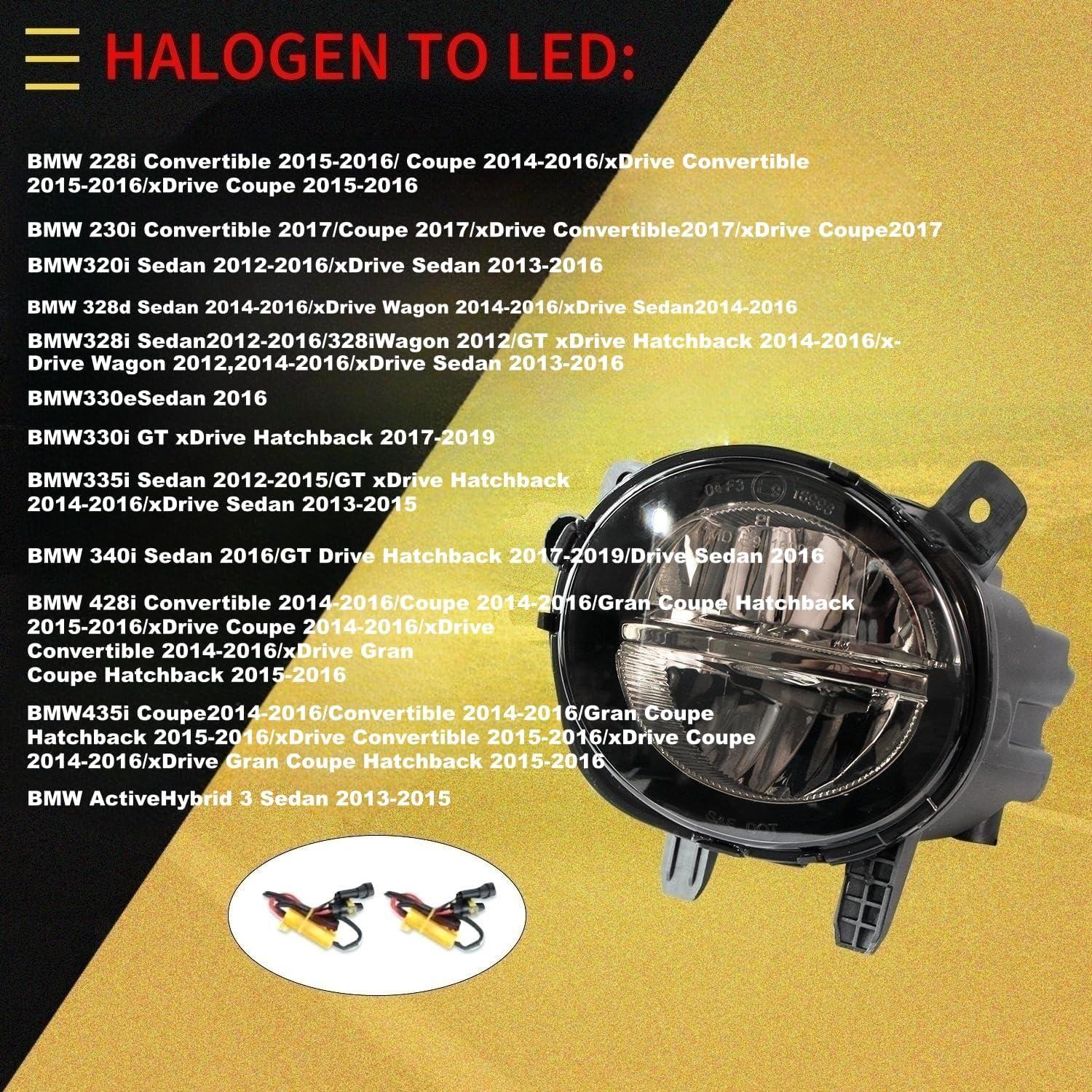 Luces Antiniebla LED Tulalux para BMW F30 F32 F33 F36 2012-2020