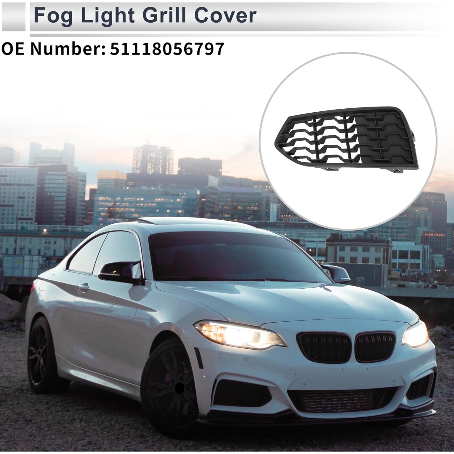 Rejilla Faro Antiniebla Izquierda RATCHROLL BMW Serie 2 F22 2012-2017