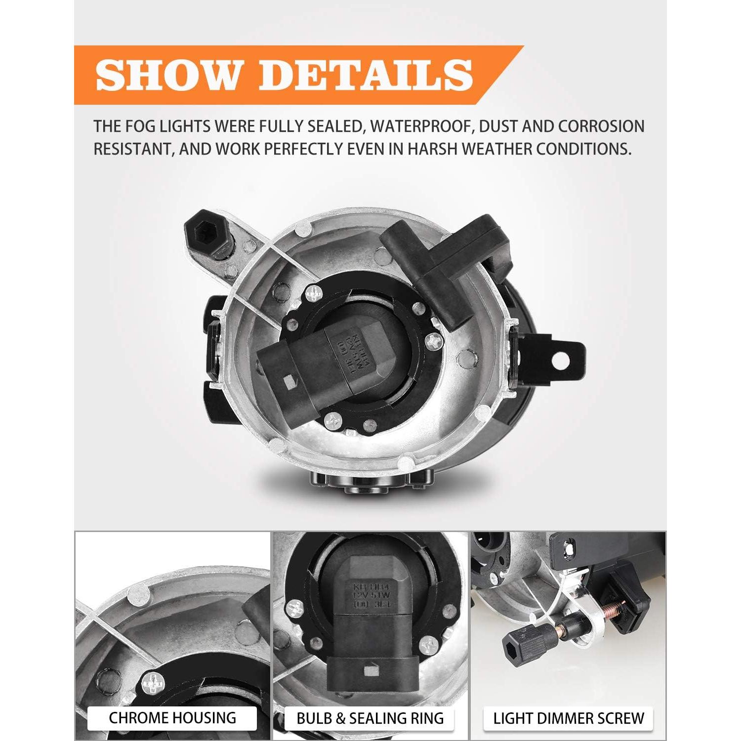 Faros Antiniebla AUTOWIKI para BMW E46 M3 y E39 M5 2001-2003