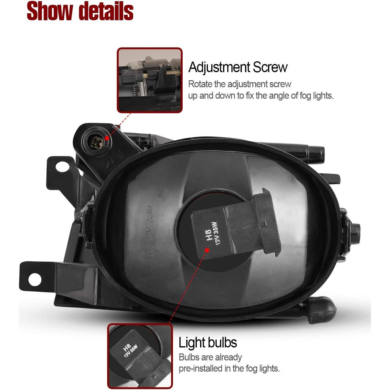 Luces Antiniebla AUTOWIKI para BMW 5 Series E39 2001-2003