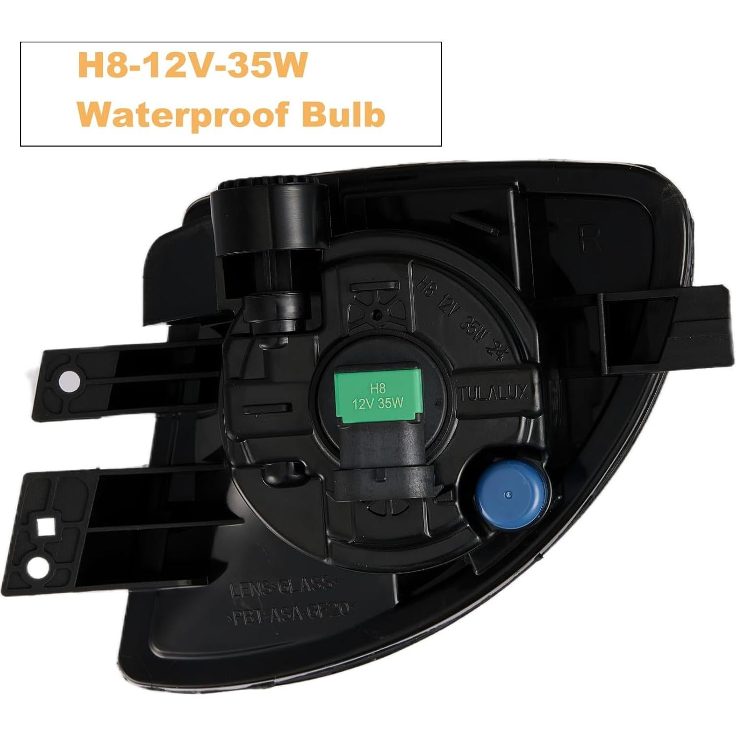 Luces Antiniebla Tulalux H8 Amarillo para BMW Serie 5 2011-2013