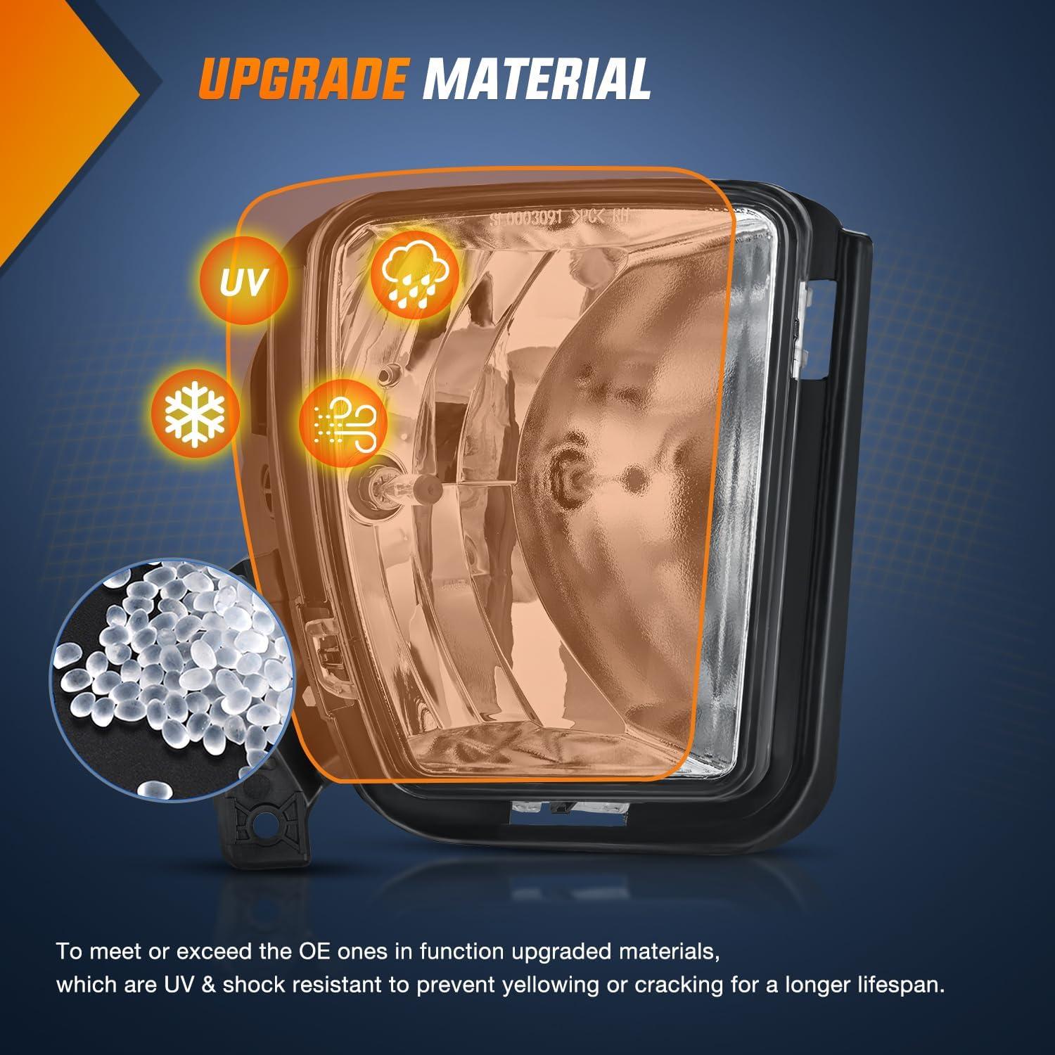 Luces Antiniebla Nilight para Dodge Ram 1500 2013-2021