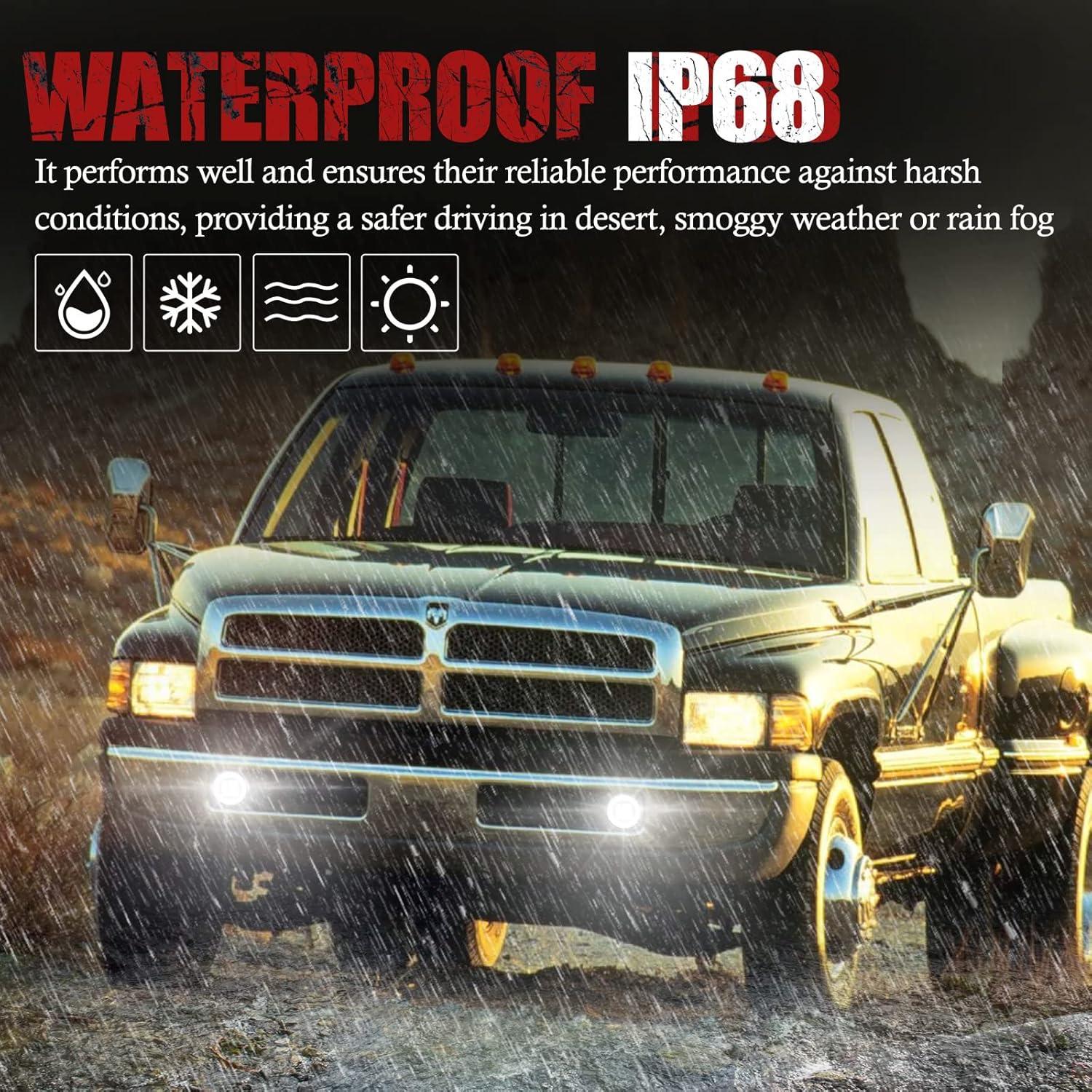 Faros Antiniebla LED BUNKER INDUST para Dodge Ram 1994-2002