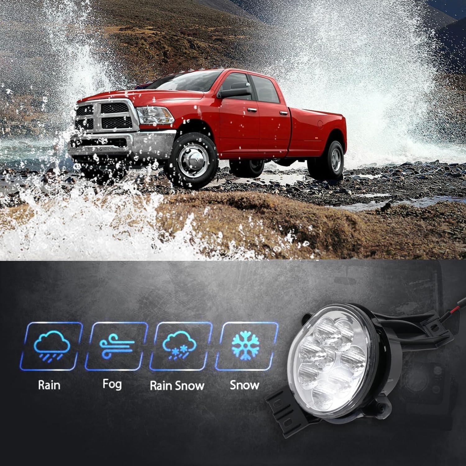 Lámparas de Niebla LED Snobli para Dodge Ram 1500/2500/3500