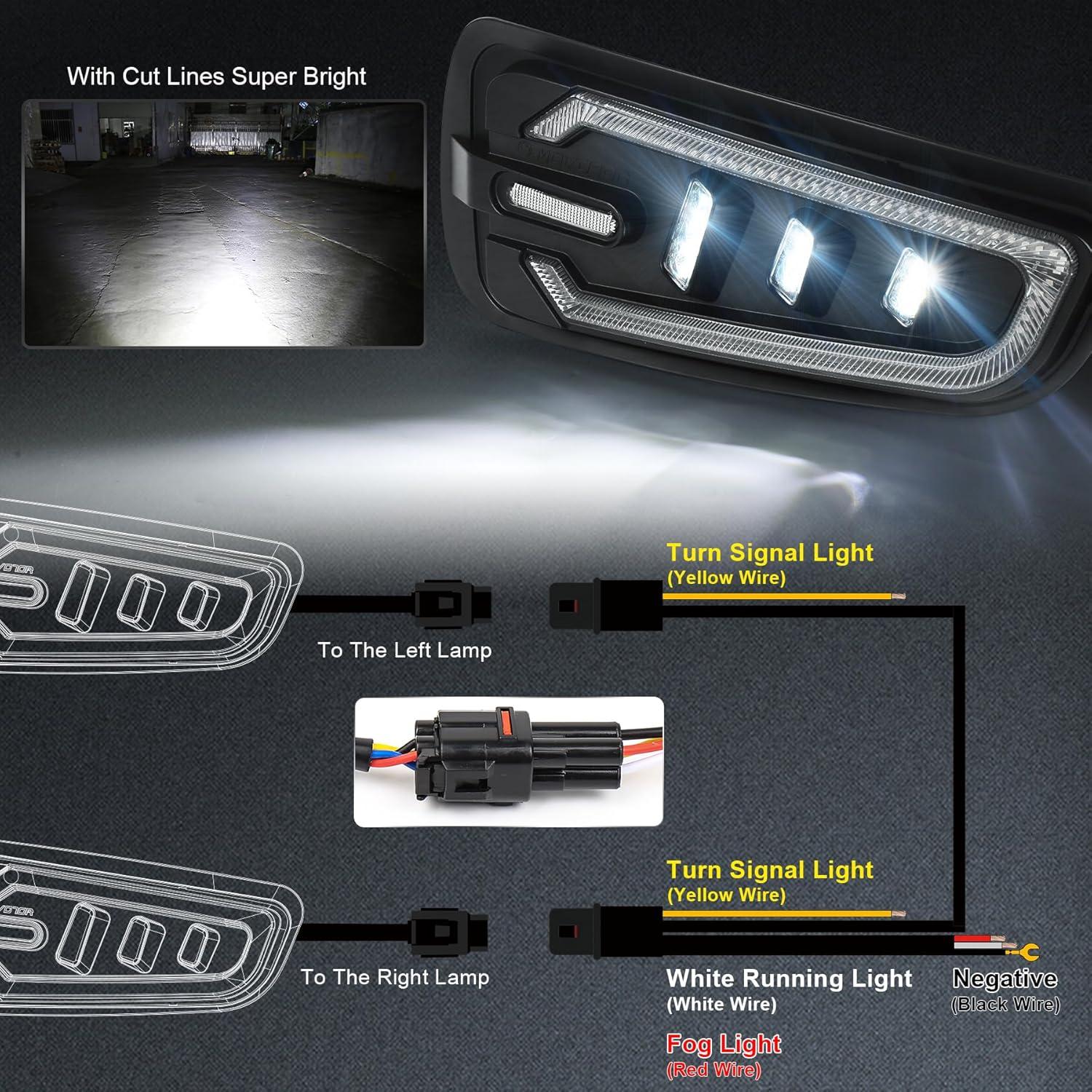 Luces de Niebla LED MOVOTOR para Ford Raptor 2010-2014