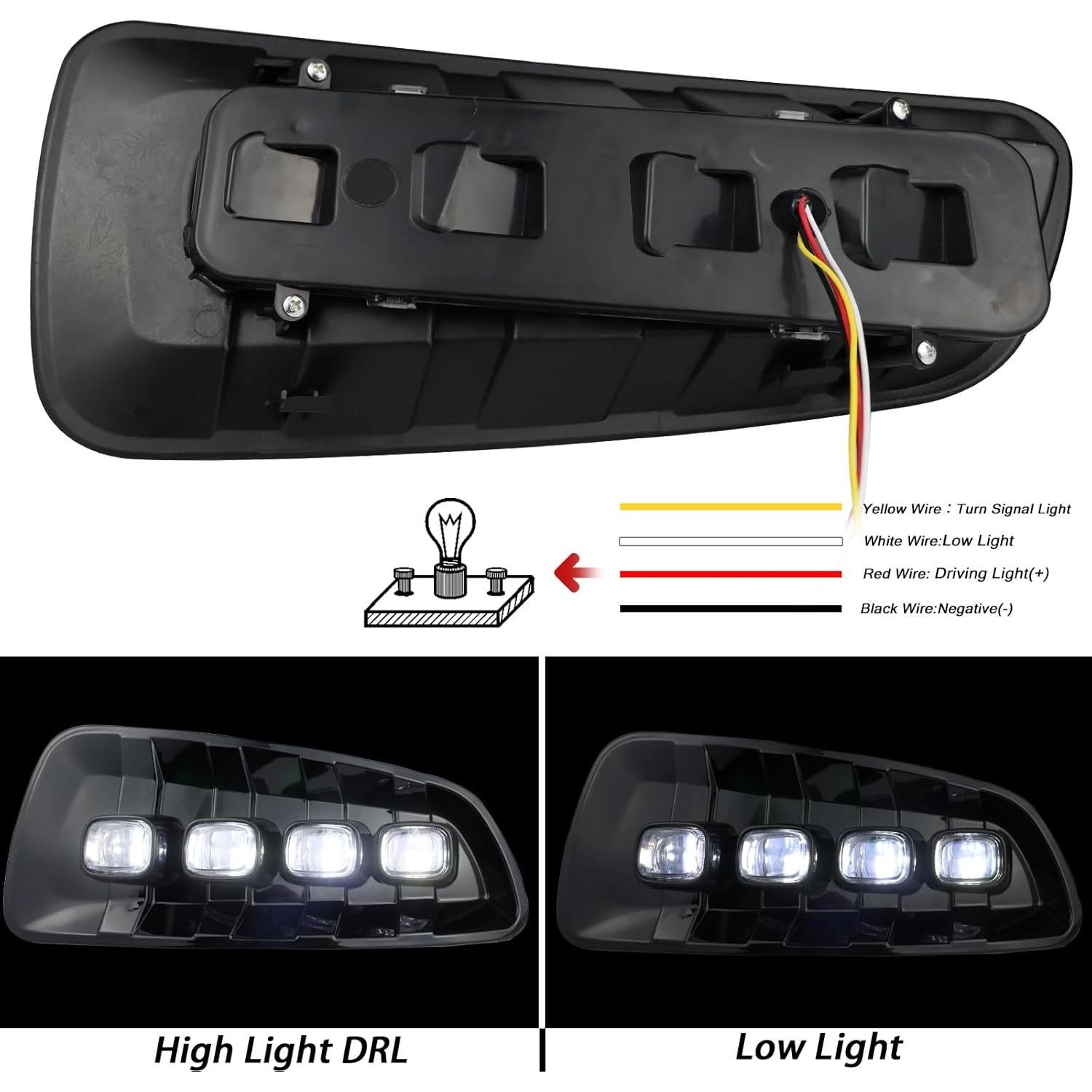 Luces de Niebla LED BINQIGOO para Ford F150 2010-2014