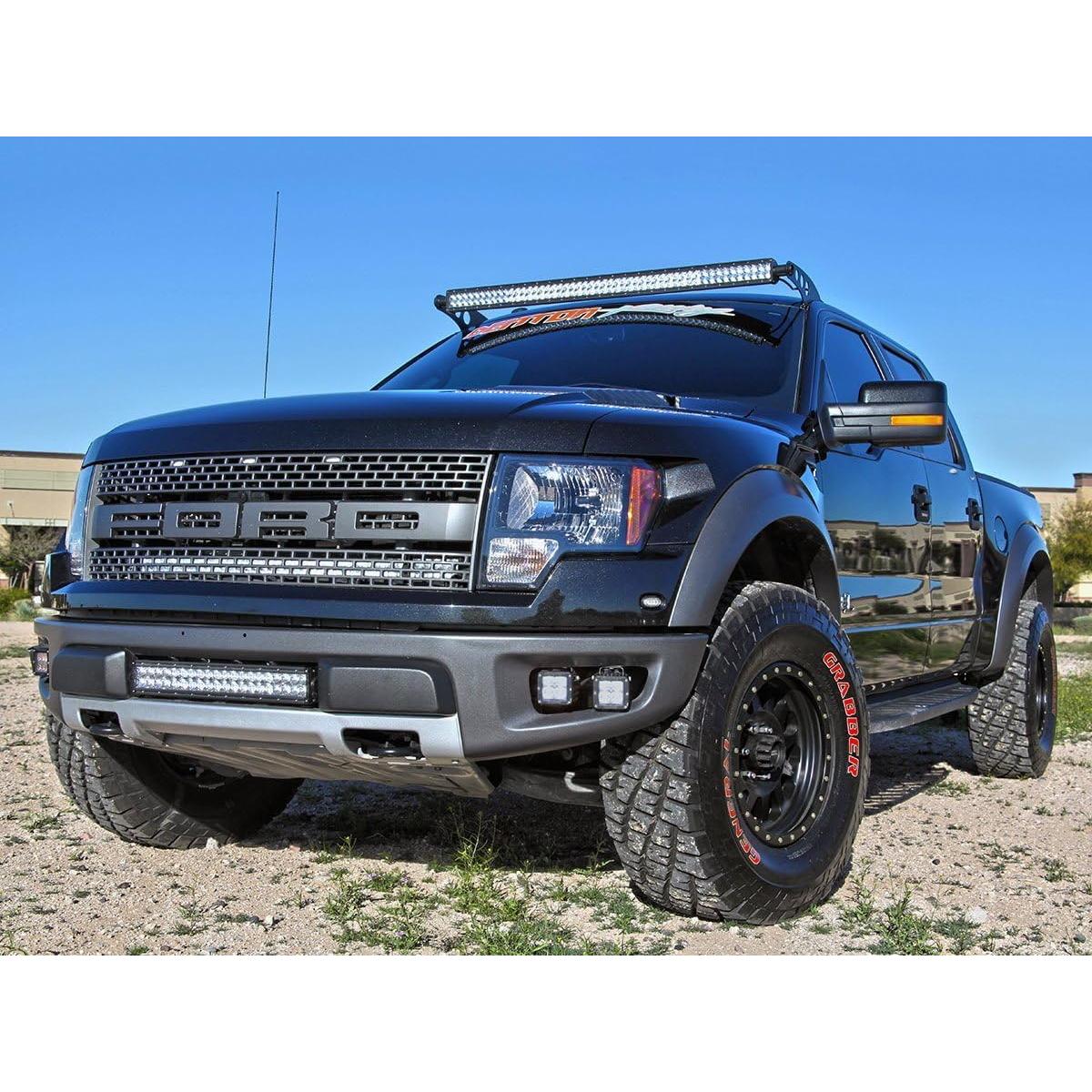 Kit de Luz Pod LED Niebla iJDMTOY 20W Blanco para Ford Raptor 2010-14