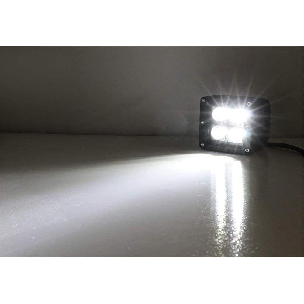 Kit de Luz Pod LED Niebla iJDMTOY 20W Blanco para Ford Raptor 2010-14