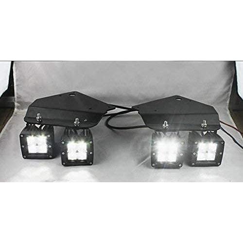 Kit de Luz Pod LED Niebla iJDMTOY 20W Blanco para Ford Raptor 2010-14