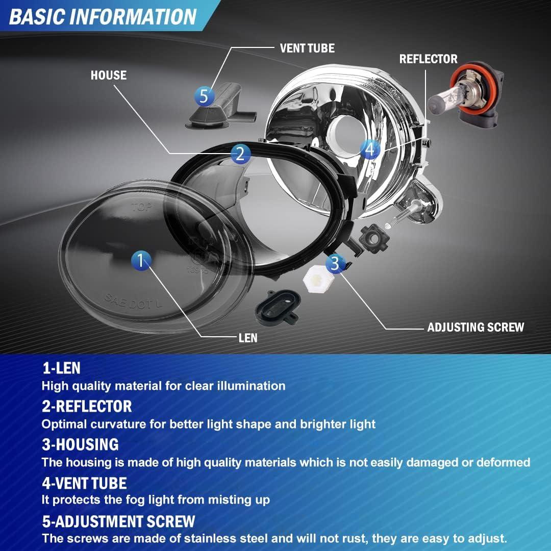 Luces Antiniebla TULALUX para BMW E46 E39 2000-2006 - Lente Ahumado