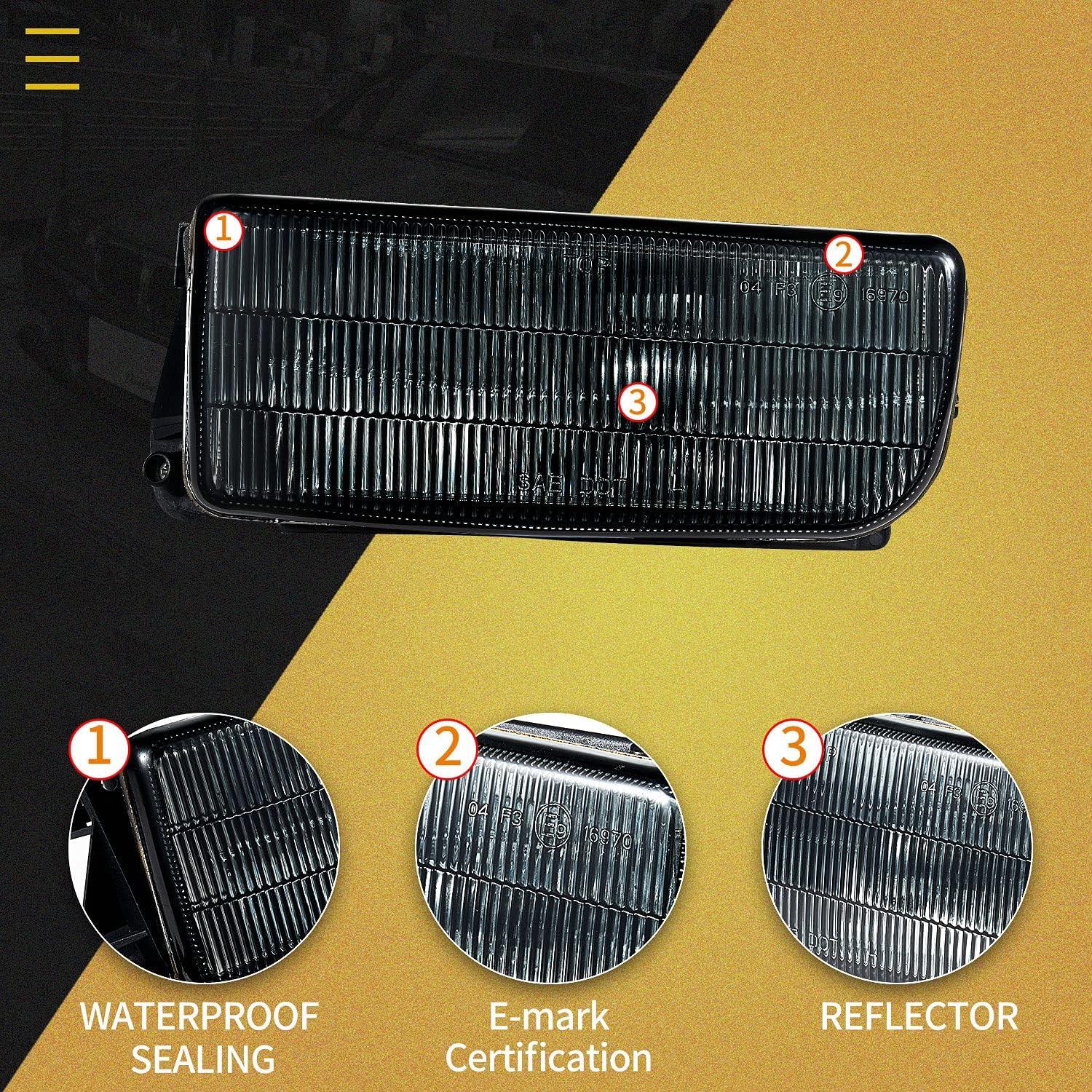Luces Antiniebla WEISIGAO para BMW E36 1992-1999, Lente Humo