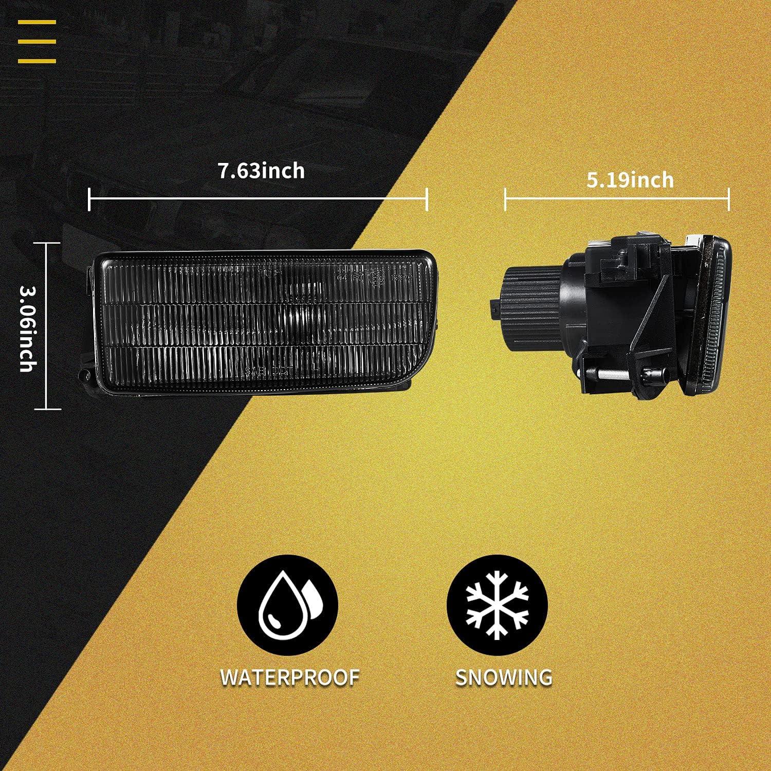 Luces Antiniebla WEISIGAO para BMW E36 1992-1999, Lente Humo