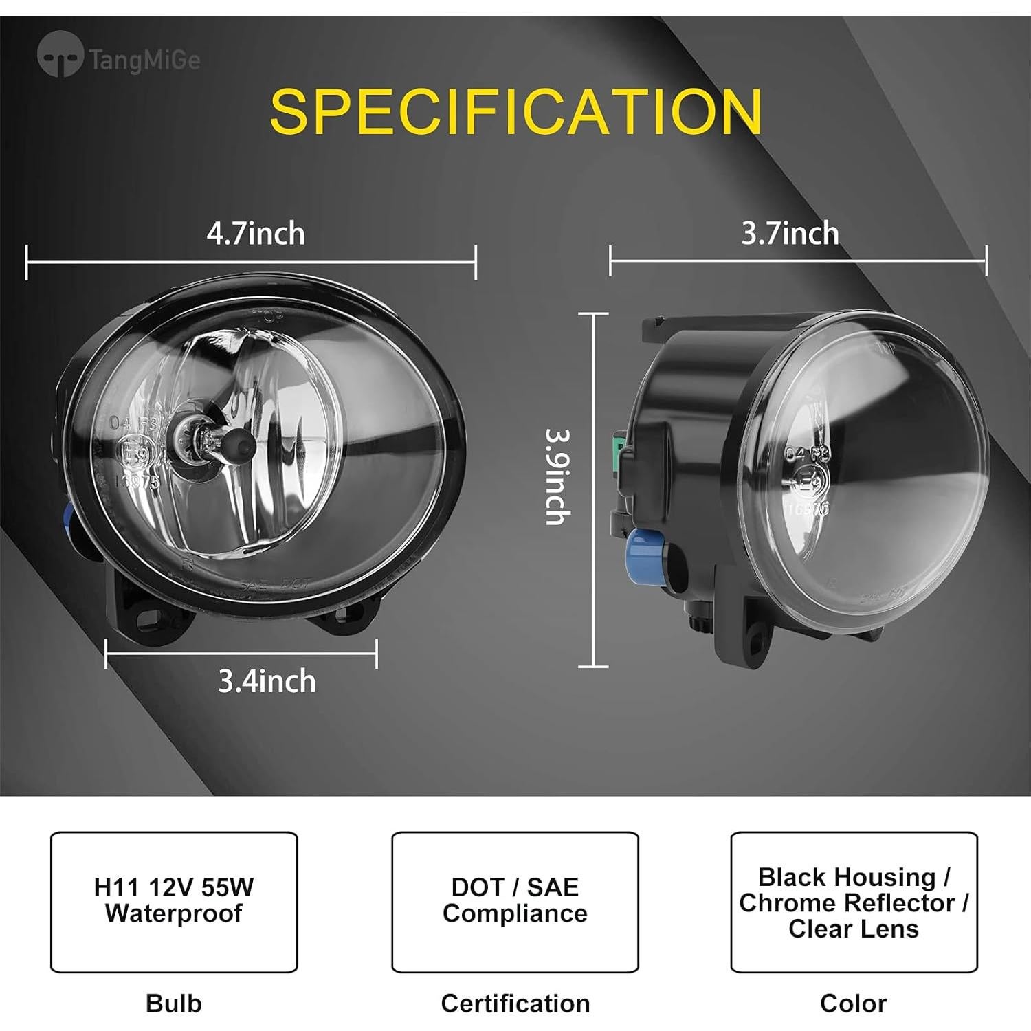 Luces Antiniebla TangMiGe H11 para BMW F22 F23 E92 E93 2007-2020