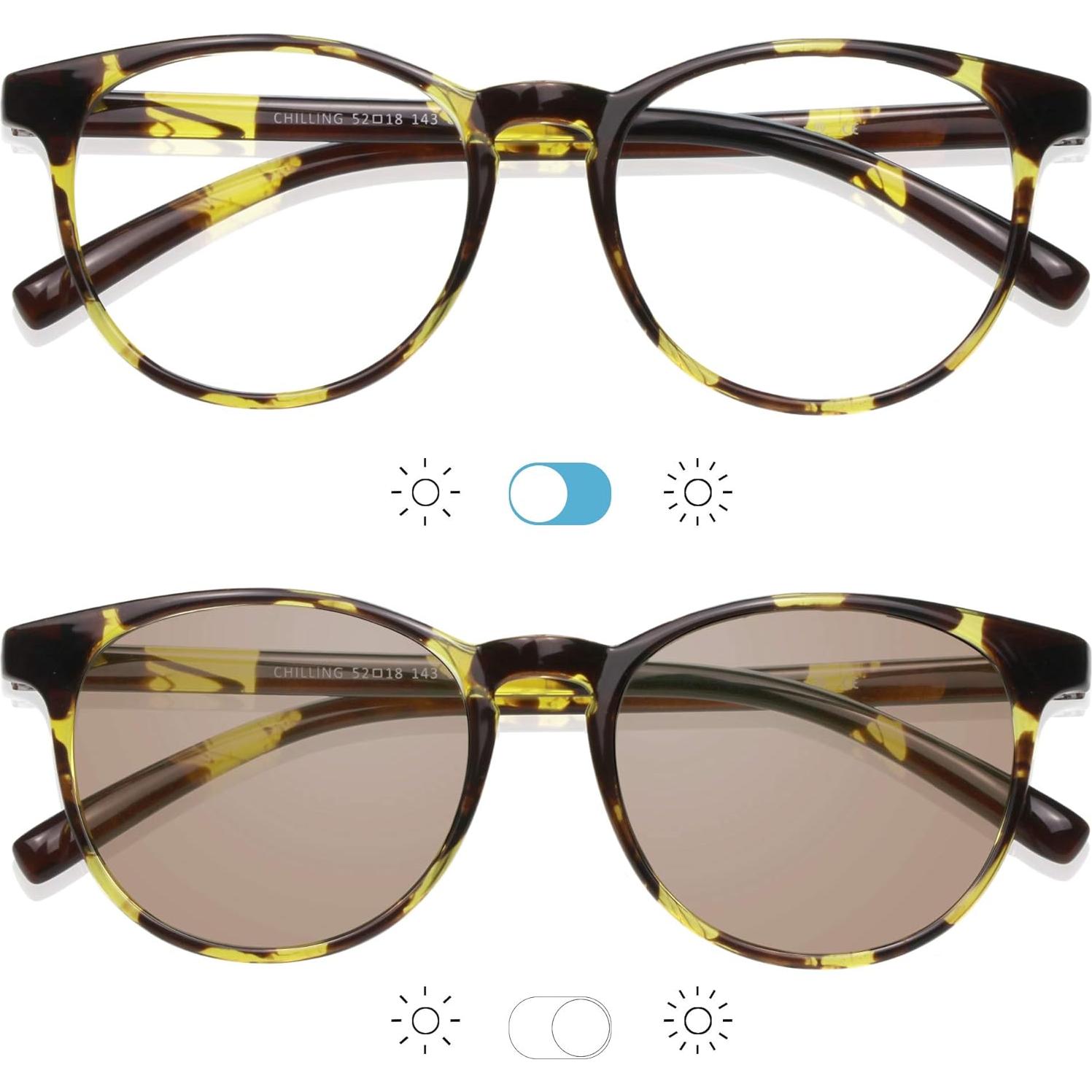 Gafas bloqueadoras luz azul YEIN Chilling marrón tortuga