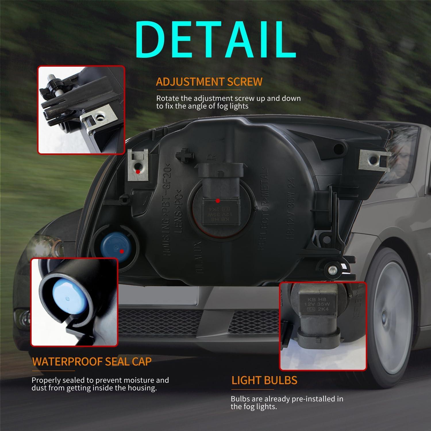 Luces Antiniebla Awayet AT-FL031-B para BMW 3 Series E92 E93