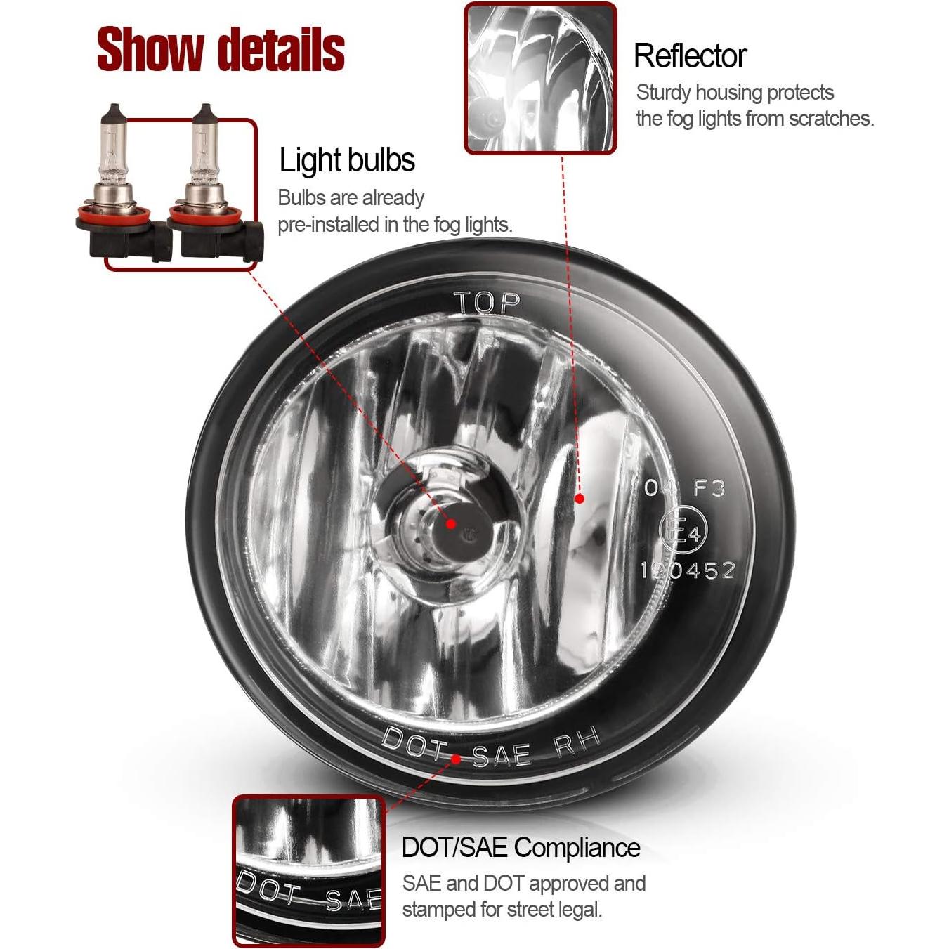 Luces Antiniebla Halógenas AUTOWIKI para BMW X4/X1/X3 2011-2018