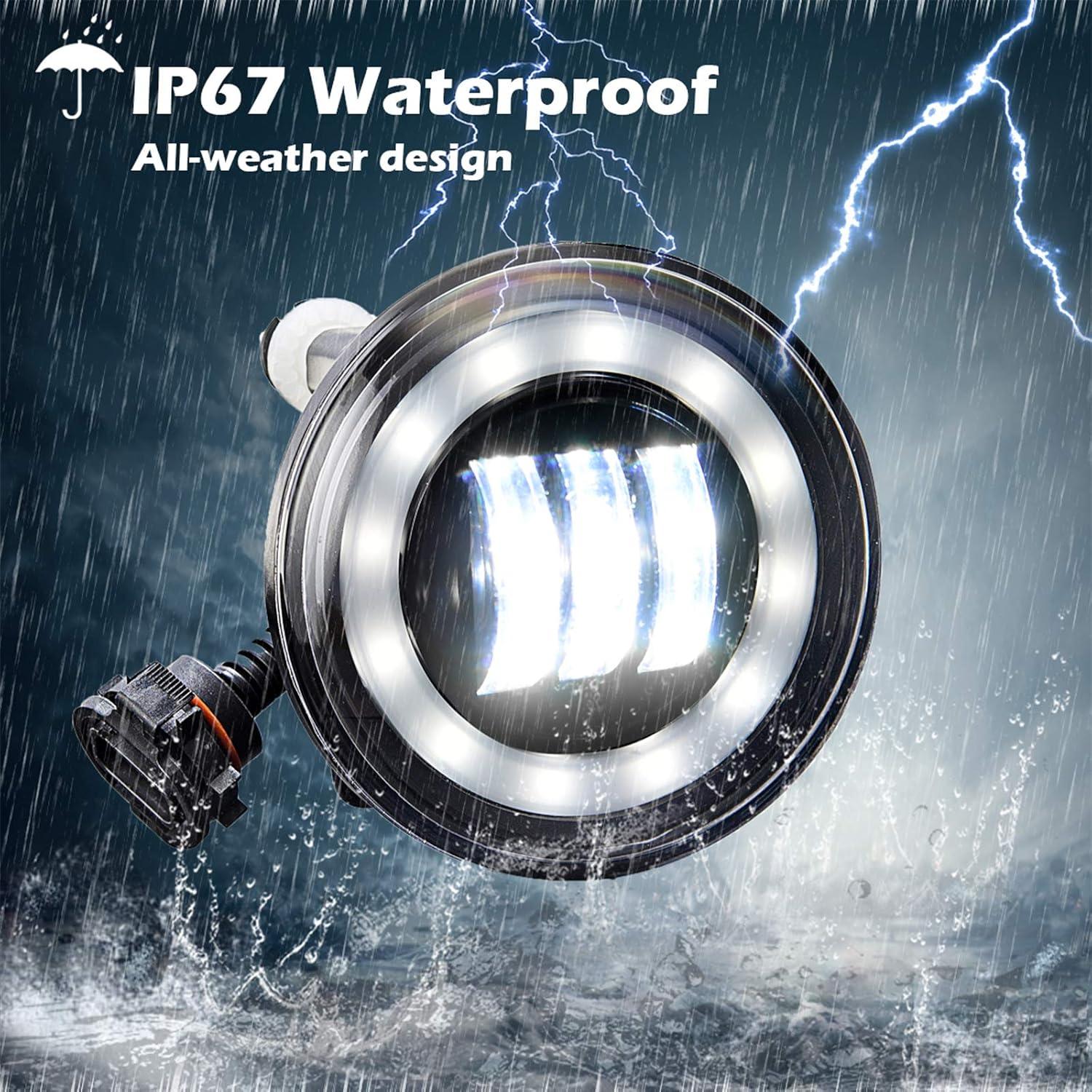 Luces Antiniebla LED Tecoom para Chevy/GMC/Ford 2007-2018