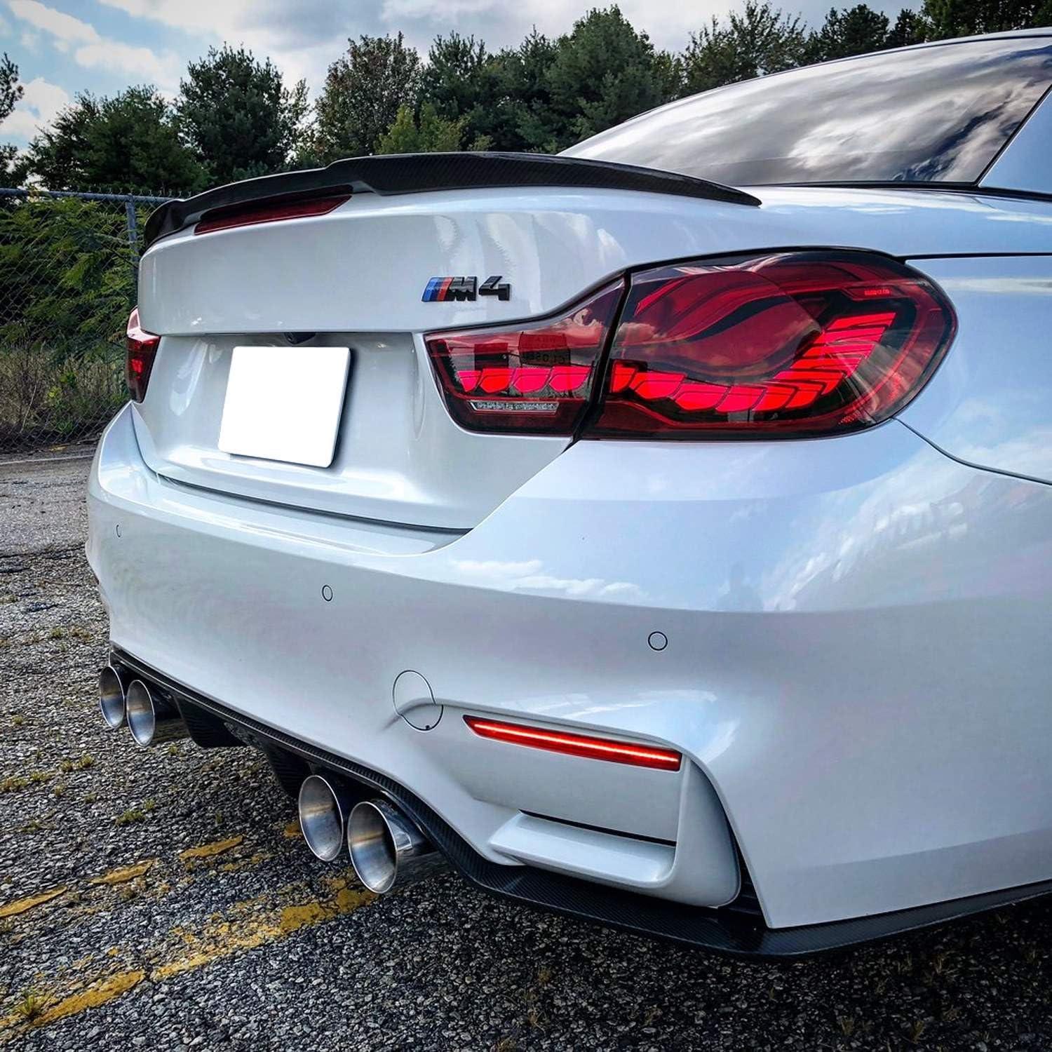 Luz Reflectora LED iJDMTOY Roja para Parachoques BMW M3 M4