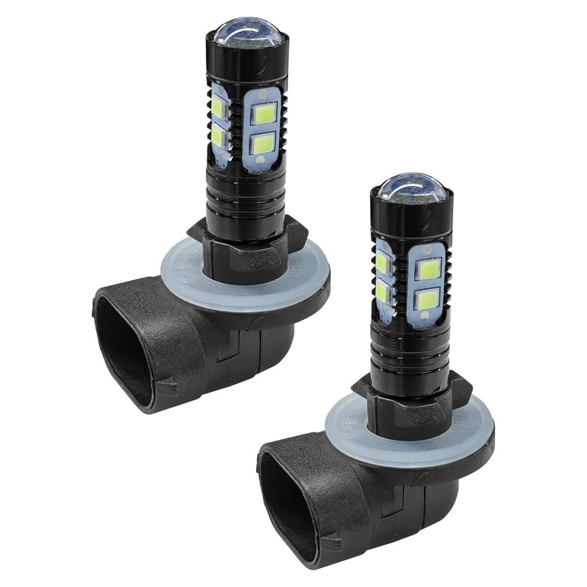 2 Bombillas de Luz de Niebla LED DUSCOKE 50W 6000K Azul Hielo