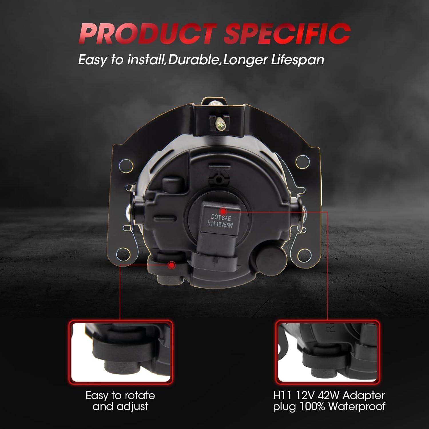 Luces Antiniebla WEZEMLIGHT H11 55W para Mitsubishi Outlander 2010-2015