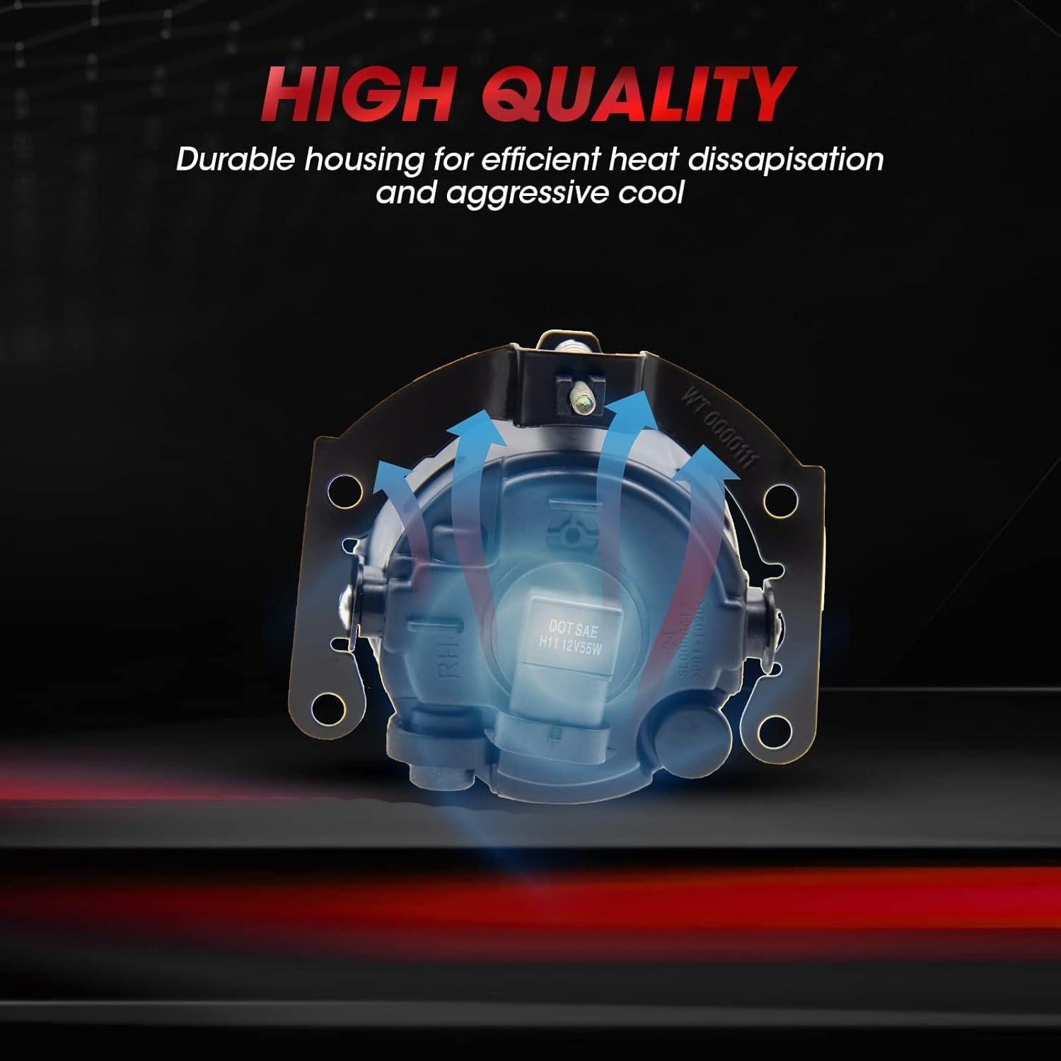 Luces Antiniebla WEZEMLIGHT H11 55W para Mitsubishi Outlander 2010-2015