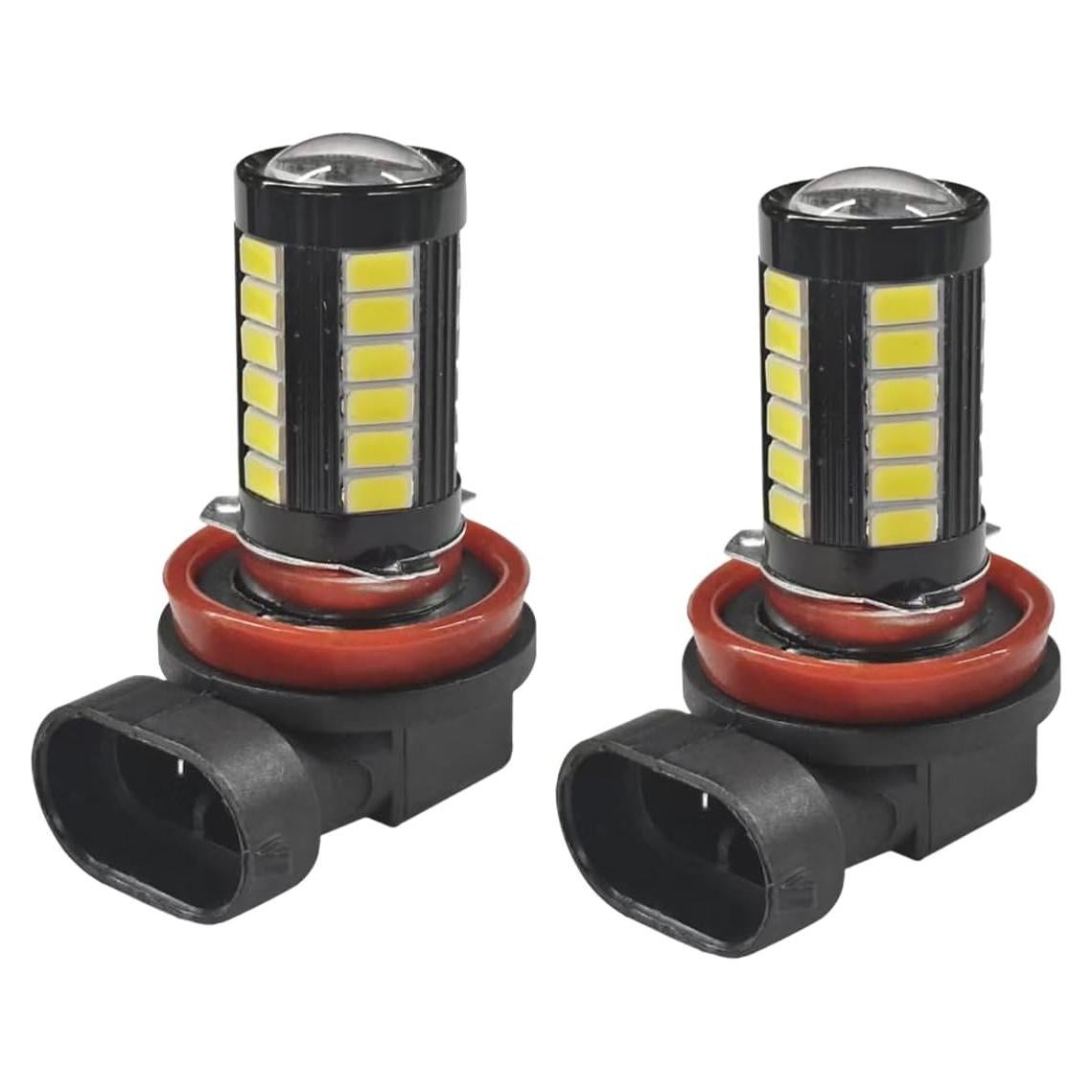 Bombillas LED de Niebla ZIMISI H11 1500 Lúmenes 6500K 2 Pcs