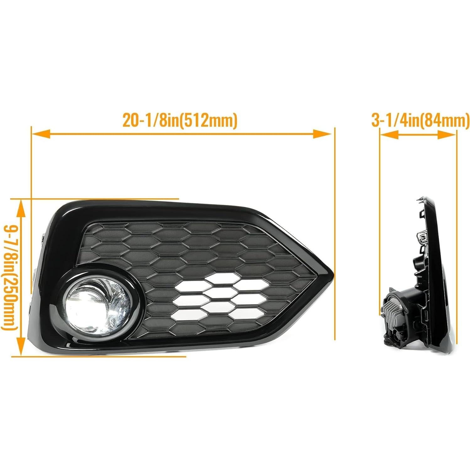 Luces Antiniebla LED HECASA para Honda Civic 2017-2019