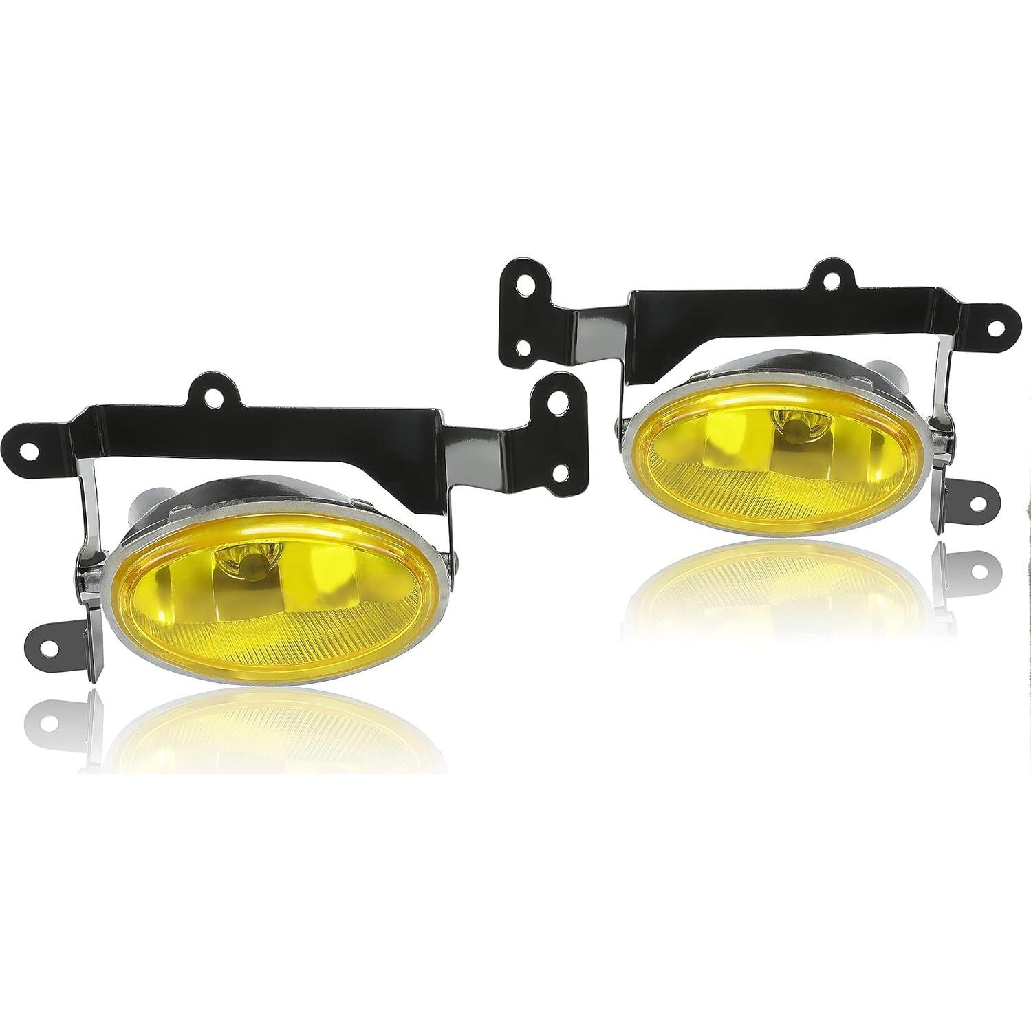 Luces Antiniebla ECOTRIC Amarillas para Honda Civic 2006-2008