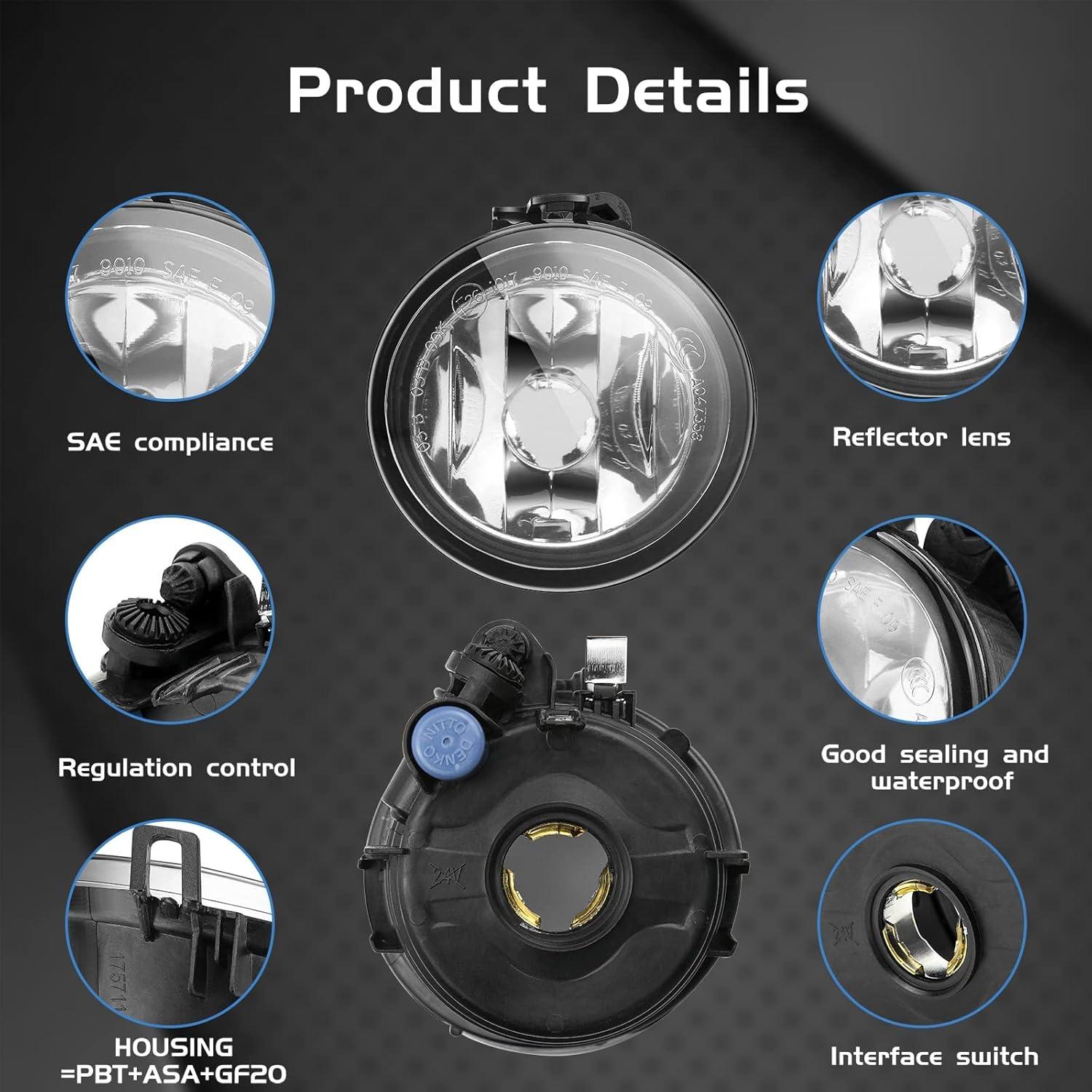 Par de Lámparas de Niebla Delanteras BINB ROAD para BMW