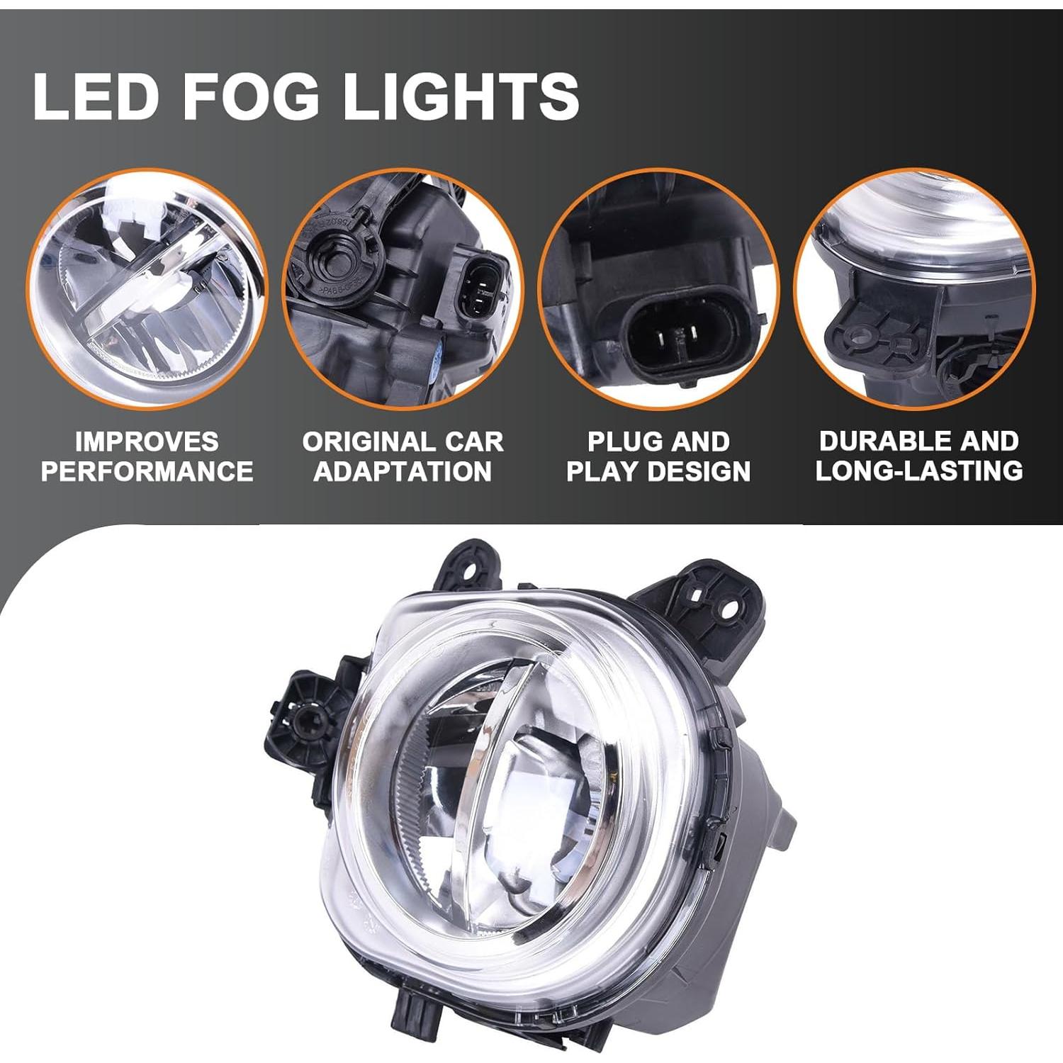 Luz de Niebla LED Delantera Derecha MUNIK 63177317252 para BMW