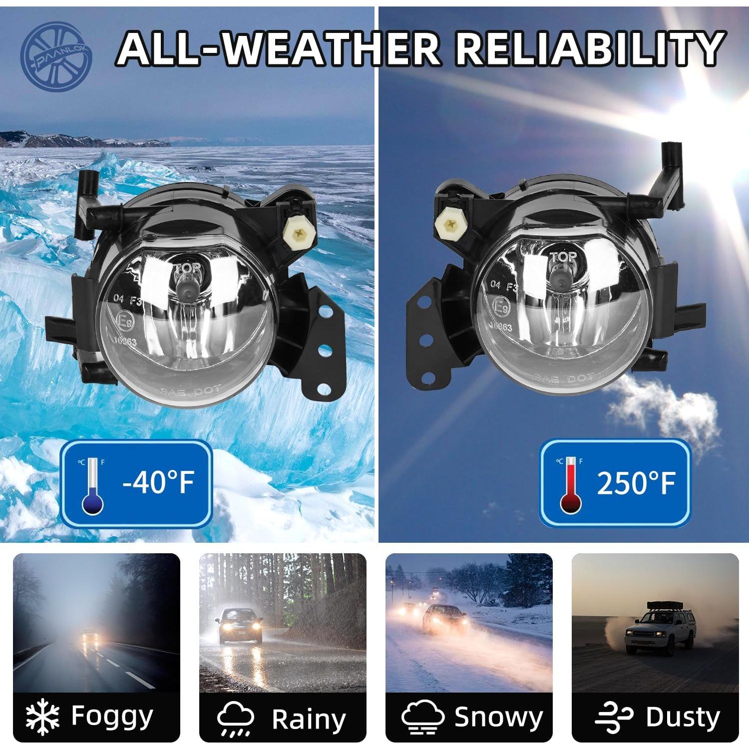 Luces Antiniebla PAANLOK para BMW E46 E90 E60 E63 E83 51W