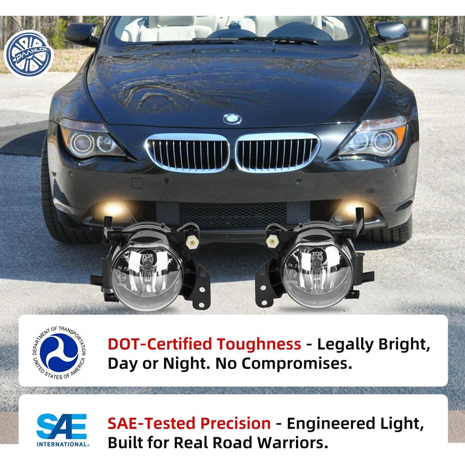 Luces Antiniebla PAANLOK para BMW E46 E90 E60 E63 E83 51W